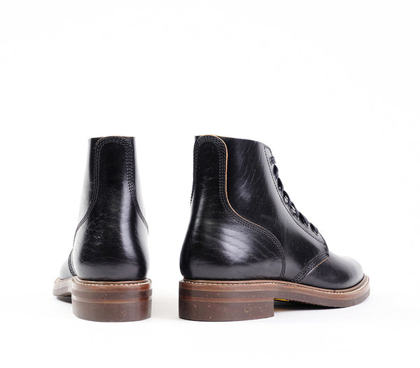 LK-017 M-43 Service Shoes Shinki Hikaku Horsebutt Black - 5