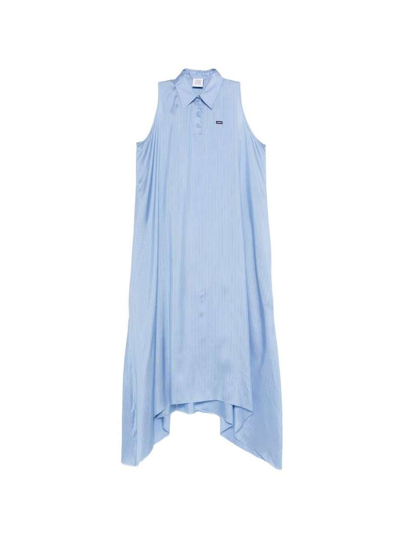 pinstripe sleeveless dress 1