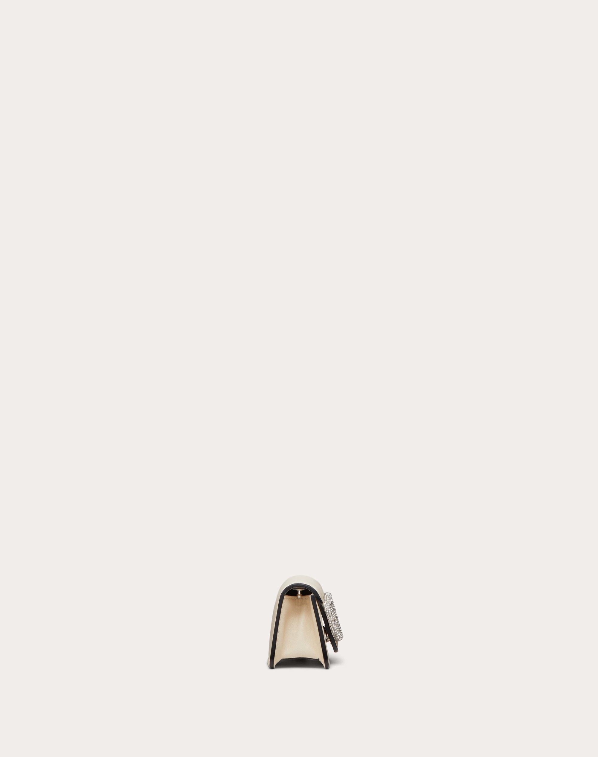 VALENTINO GARAVANI LOCÒ MICRO BAG WITH CHAIN AND JEWEL LOGO - 4