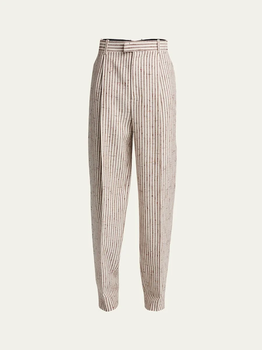 Men's Knotted Stripe Trousers - 1