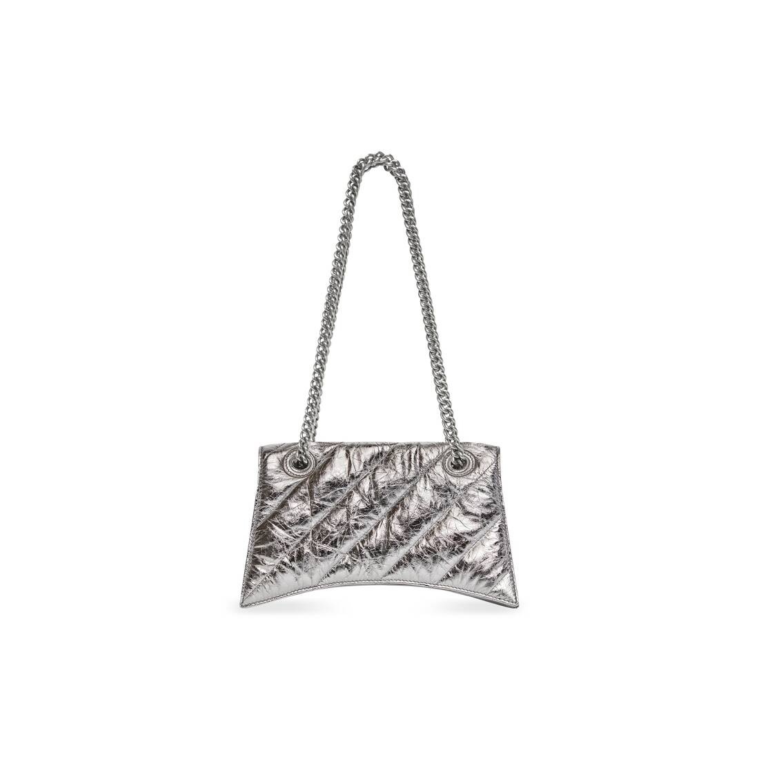 crush small chain bag metallized quilted - 6