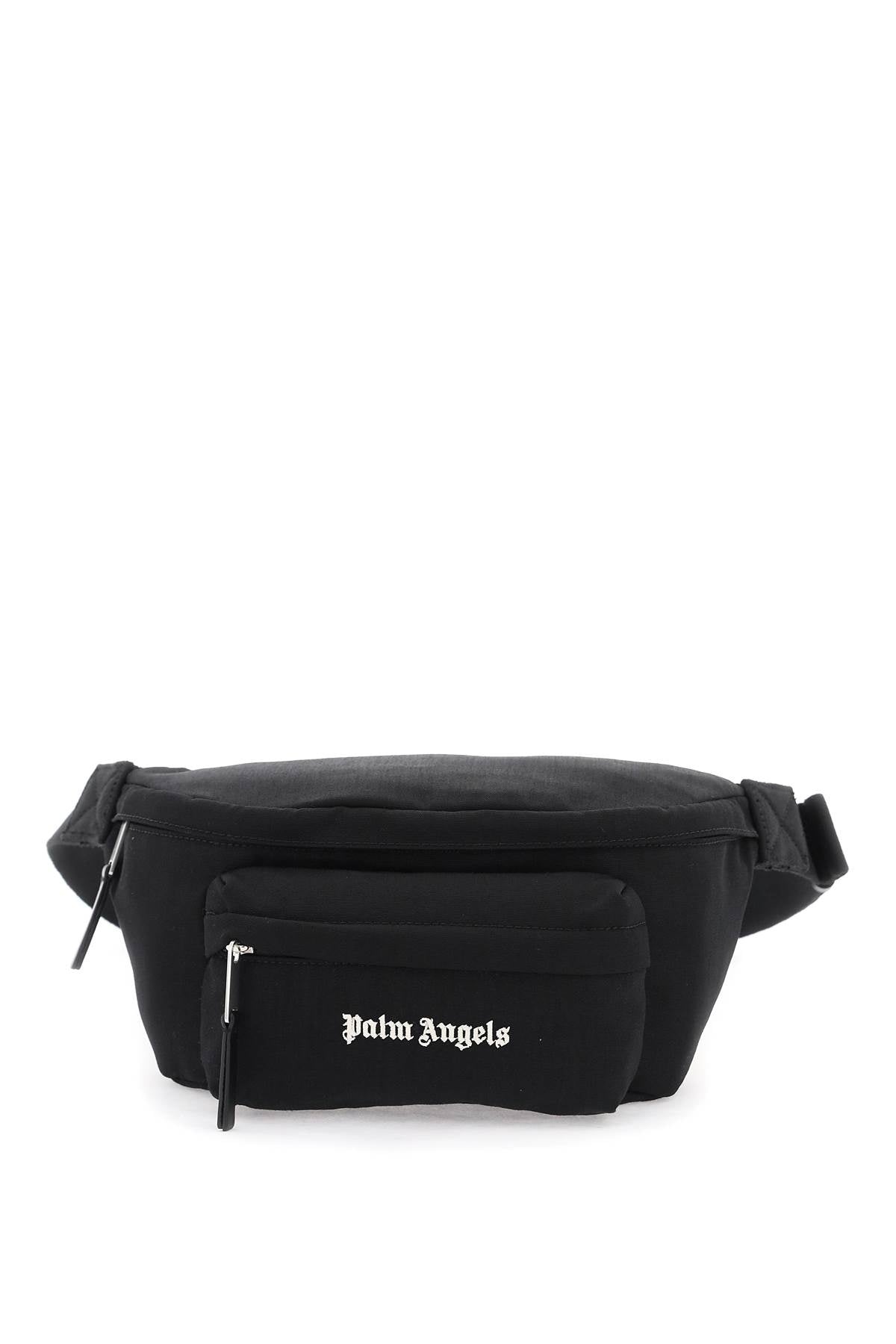 Palm Angels Canvas Waist Bag With Embroidered Logo. Men - 1
