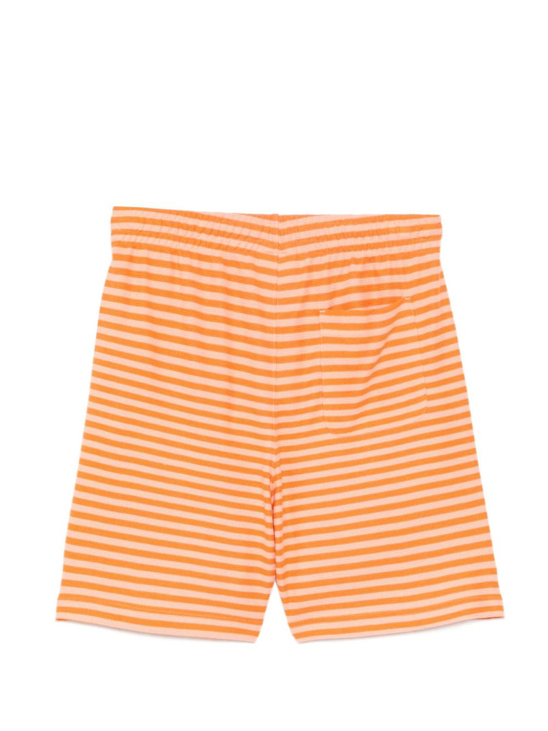 LACOSTE Horizontal striped poplin shorts outlook