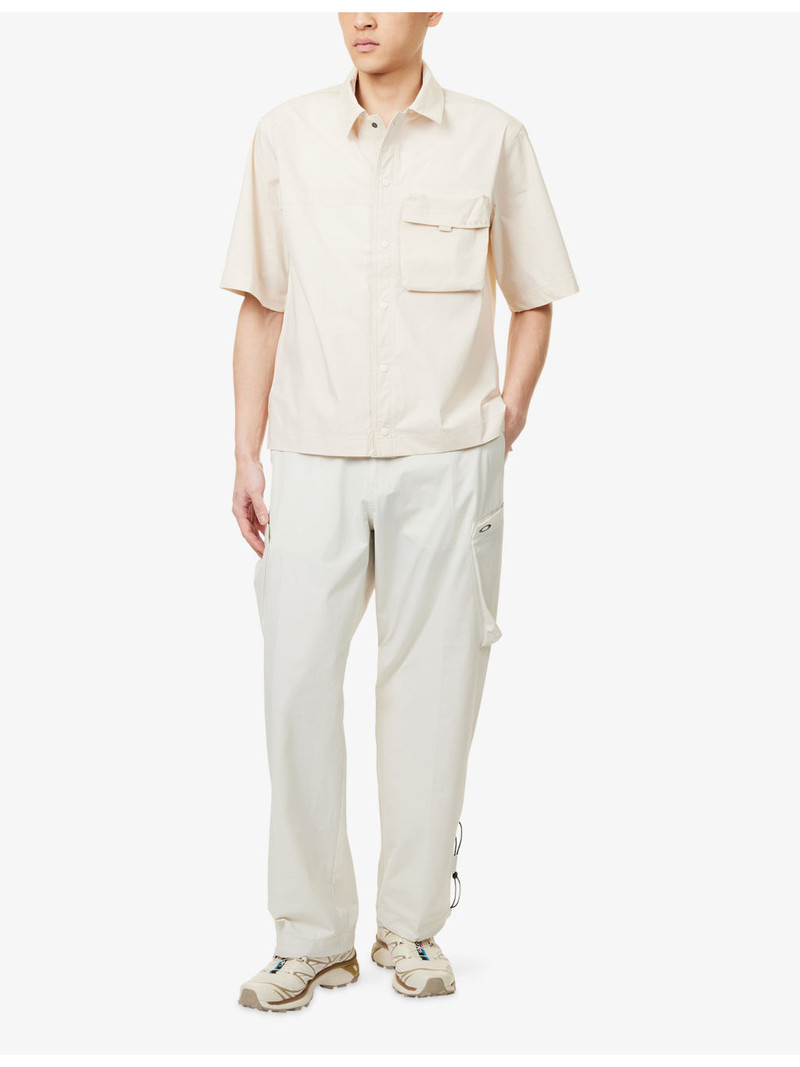 OAKLEY Reserve Short-Sleeve Cotton-Blend Shirt outlook