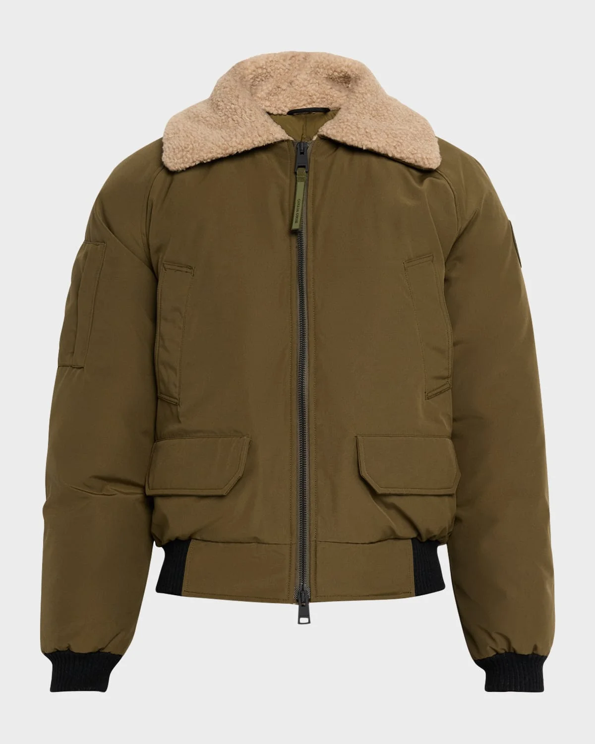 Men's Chilliwack Fleece-Collar Down Bomber Jacket - 1