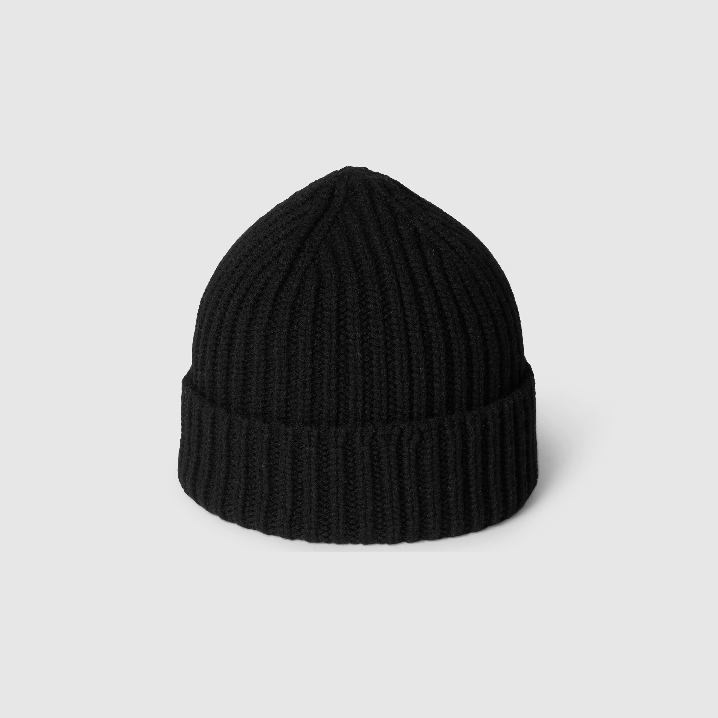 Wool cashmere hat with Double G - 4