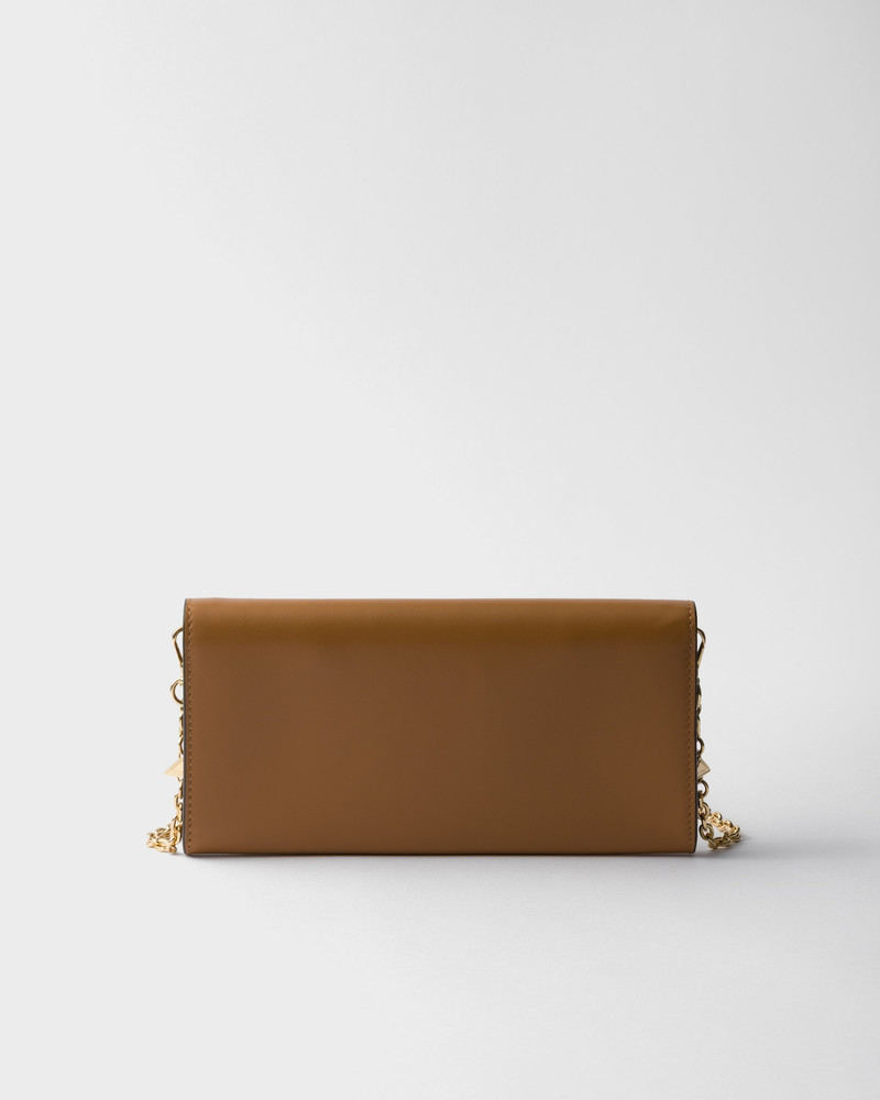 Wallet with leather shoulder strap 3