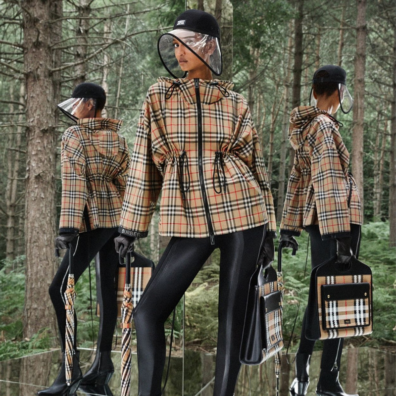 Vintage Check Umbrella 9