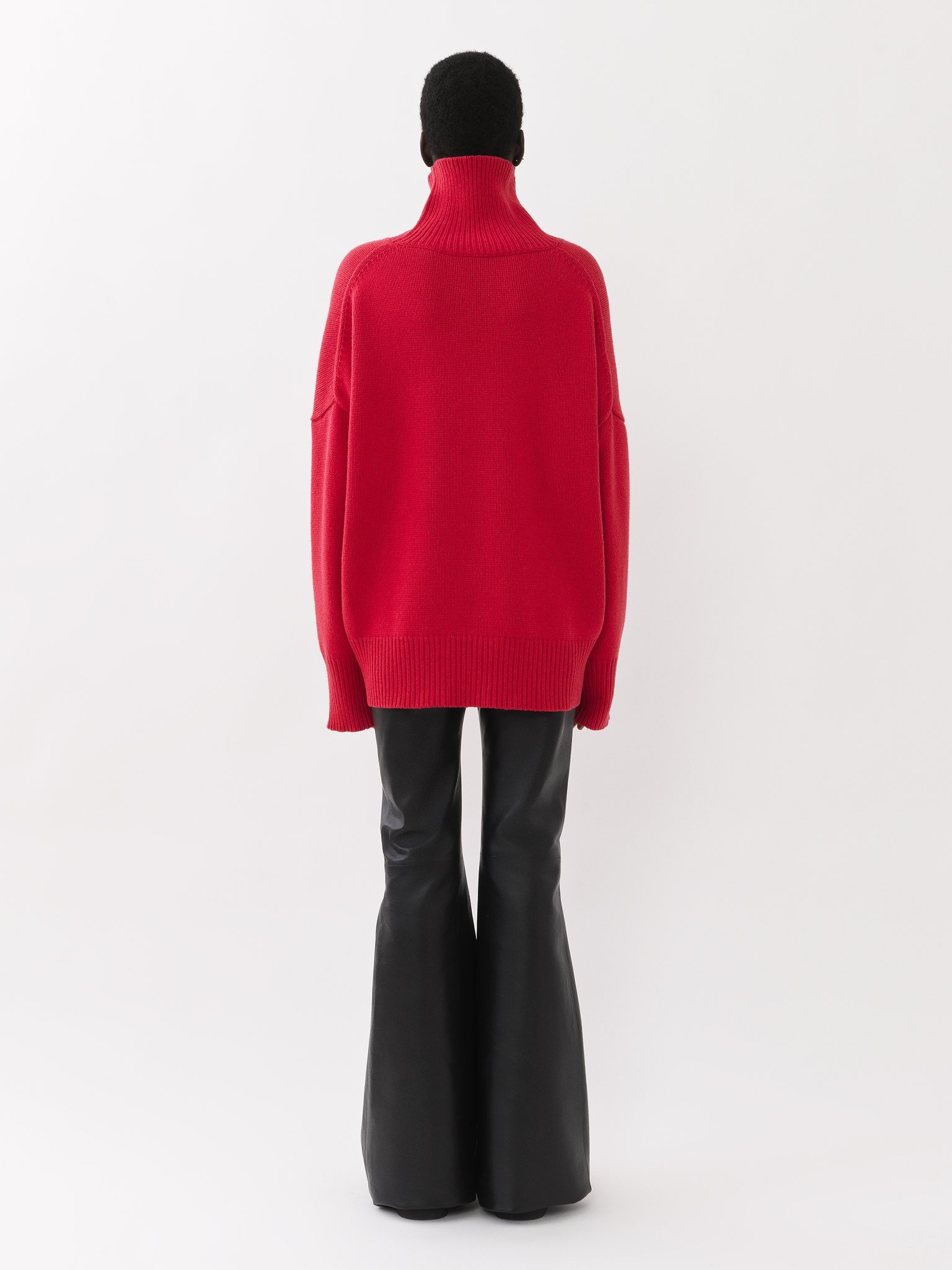 GENEROUS HIGH-NECK SWEATER - 5