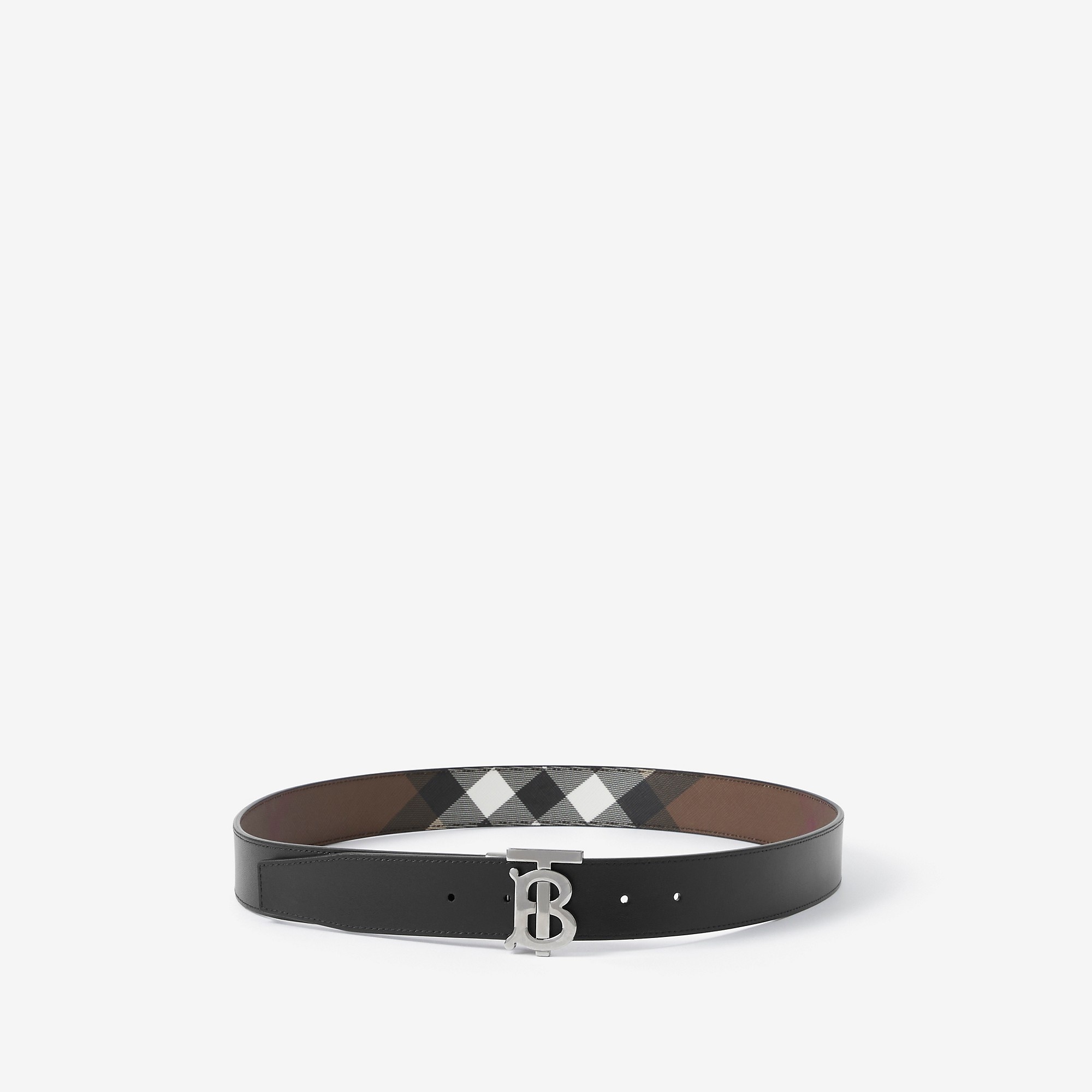 Reversible Monogram Motif Check Belt - 3