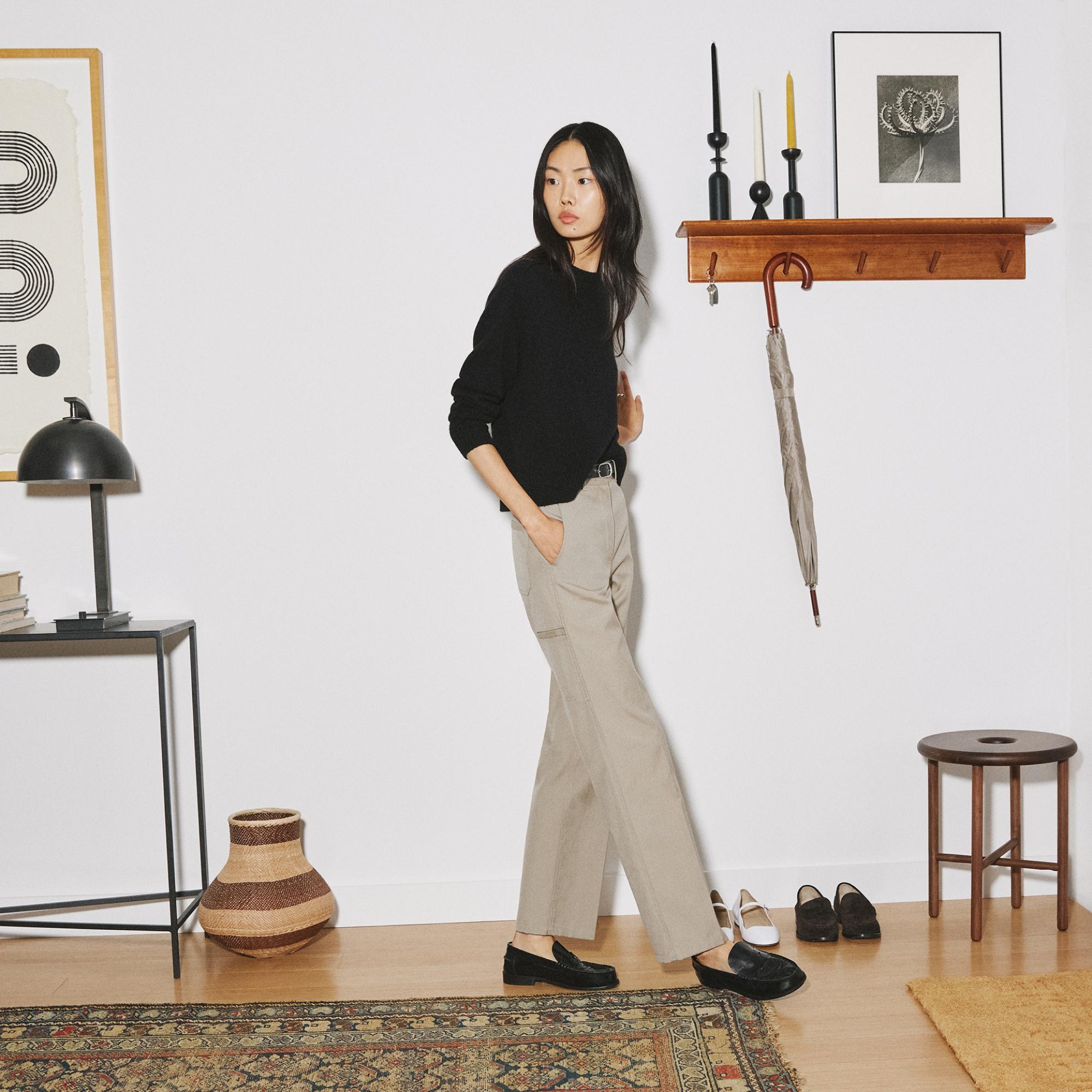 Straight Pant in Gabardine - 7