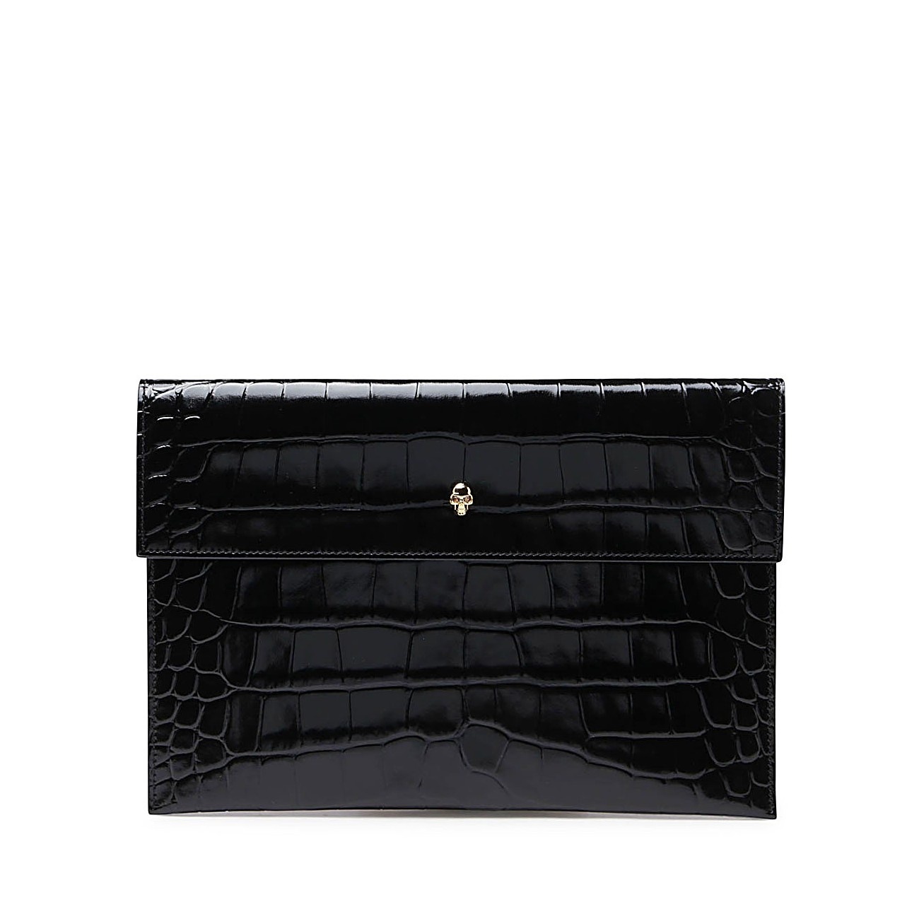 black leather pouch - 1