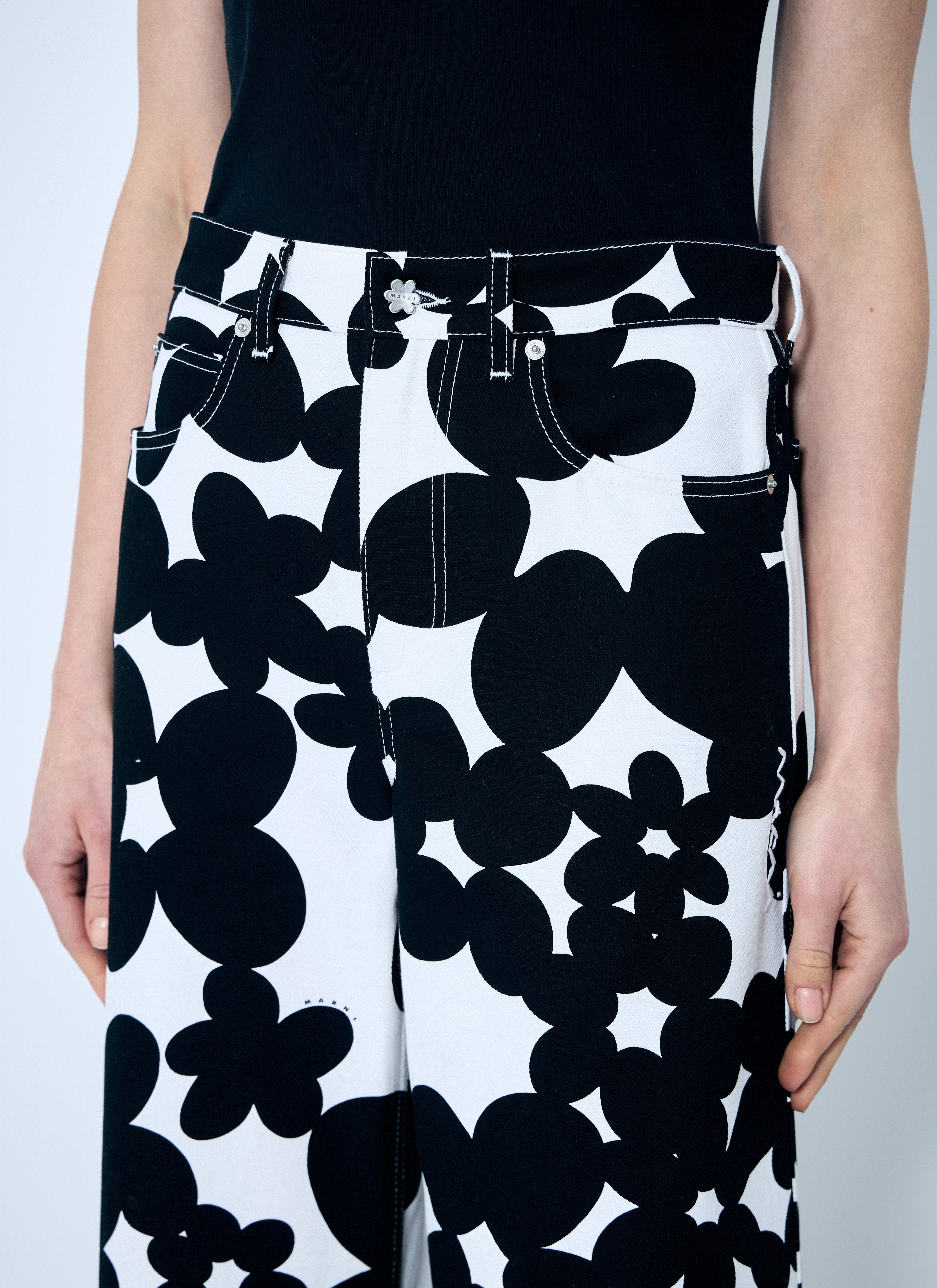 Marni Women Dillies Print Pants - 5