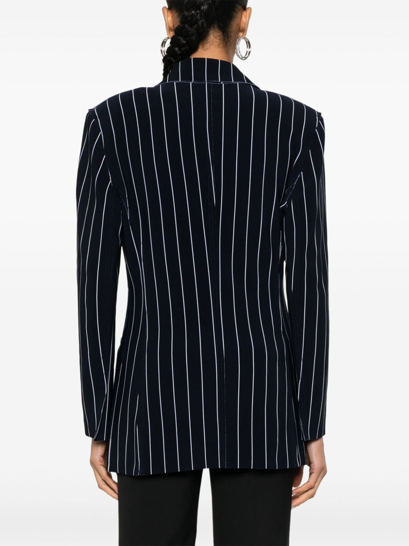 pinstripe double-breasted blazer 4