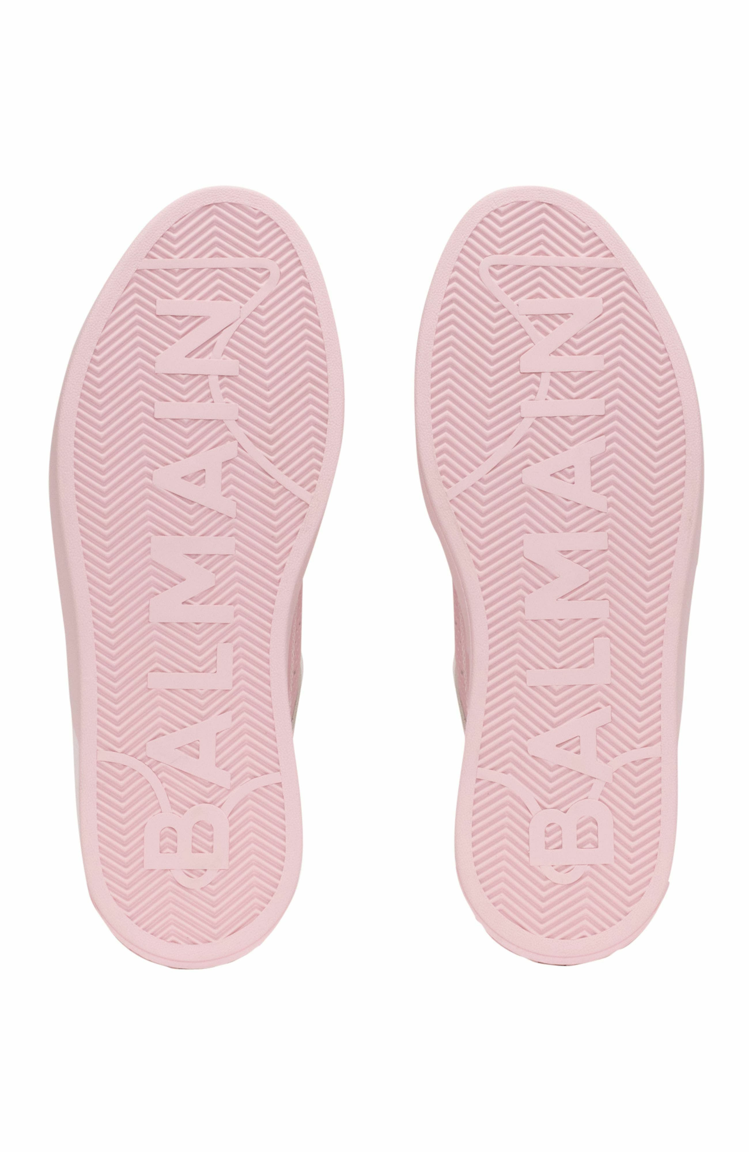 Balmain B-Court Flip trainers in graduated calfskin leather in Pink at Nordstrom - 6