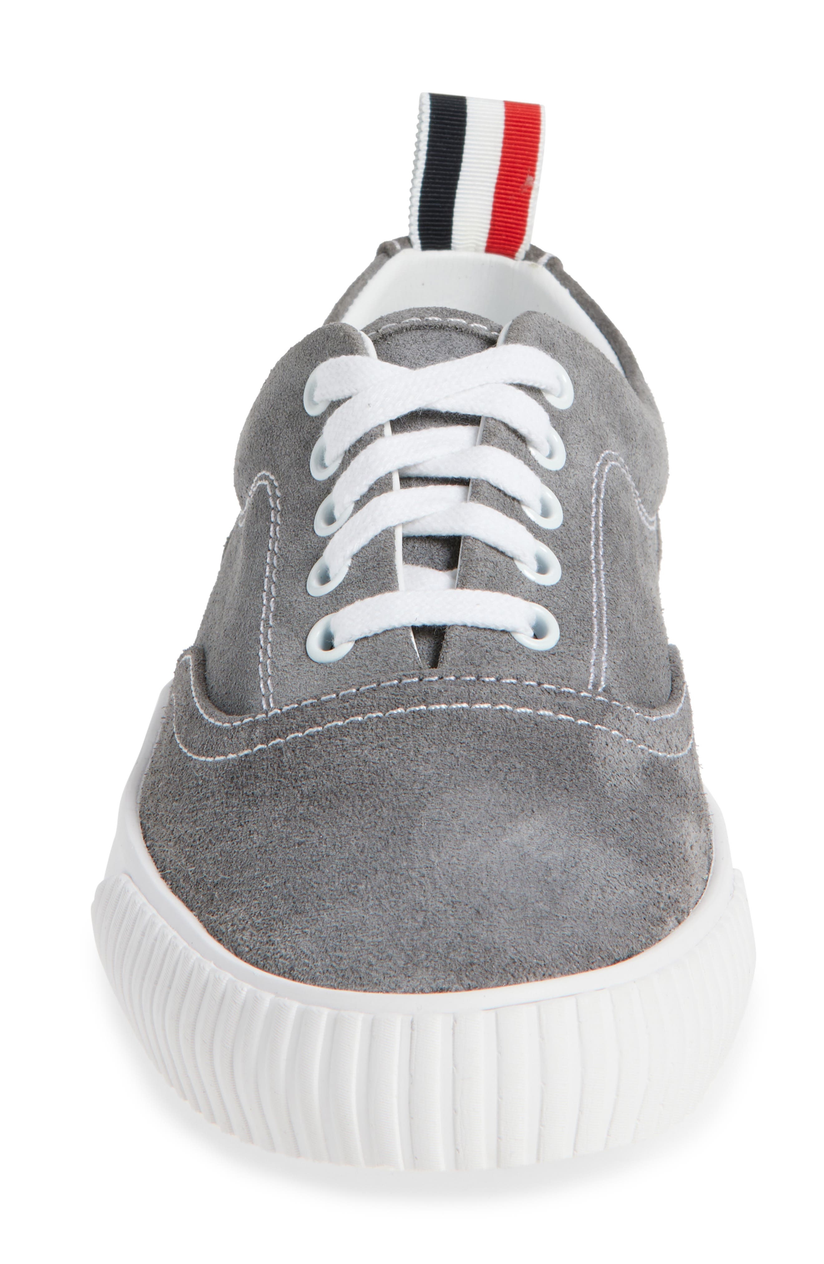Thom Browne Heritage Low Top Sneaker in Medium Grey at Nordstrom - 4