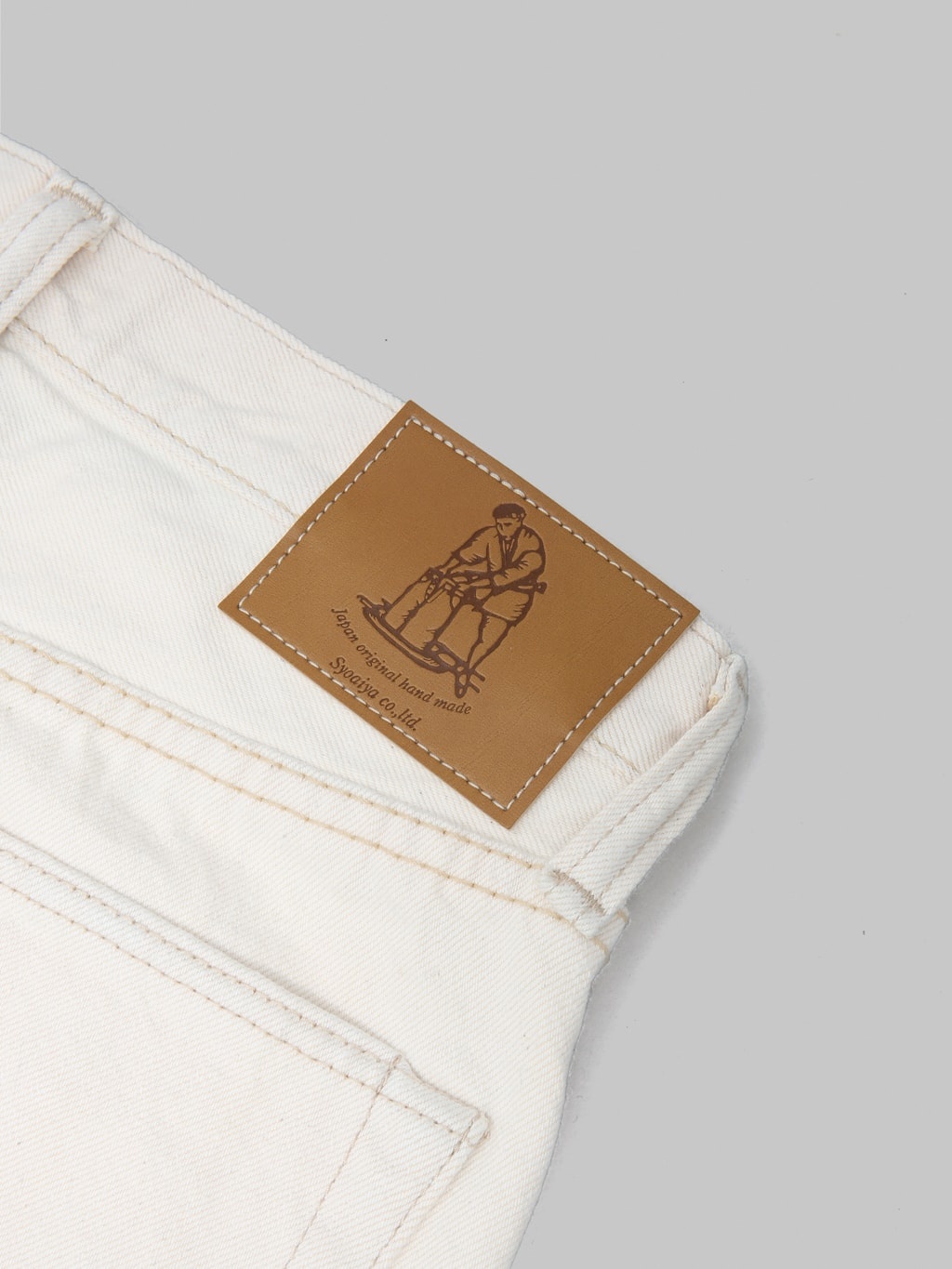 Pure Blue Japan 1172-2 14oz Ecru Denim Relaxed Tapered Jeans - 14