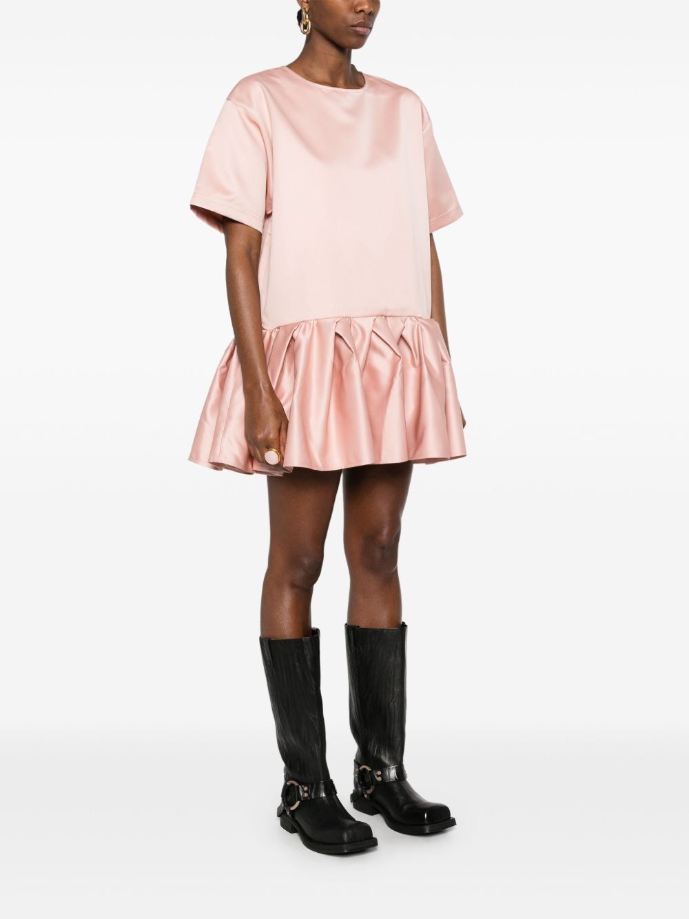 ruffled-skirt mini dress - 3