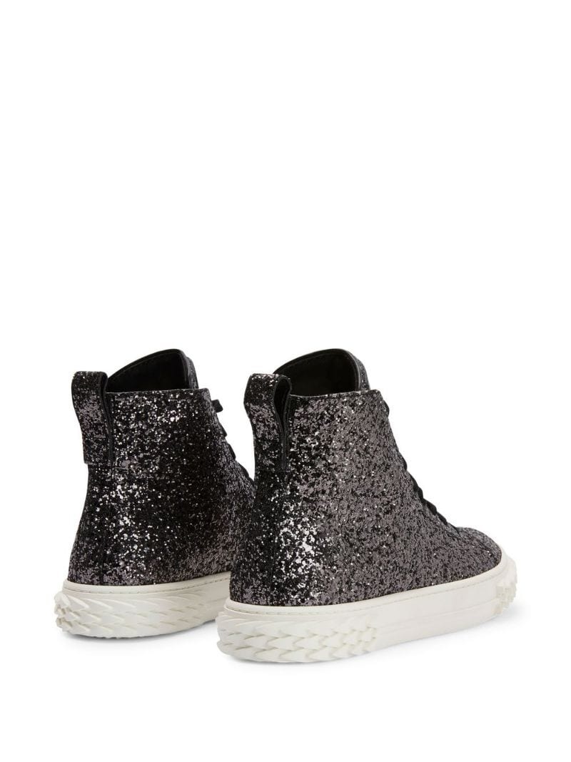 Eco-Blabber glitter high-top sneakers - 3