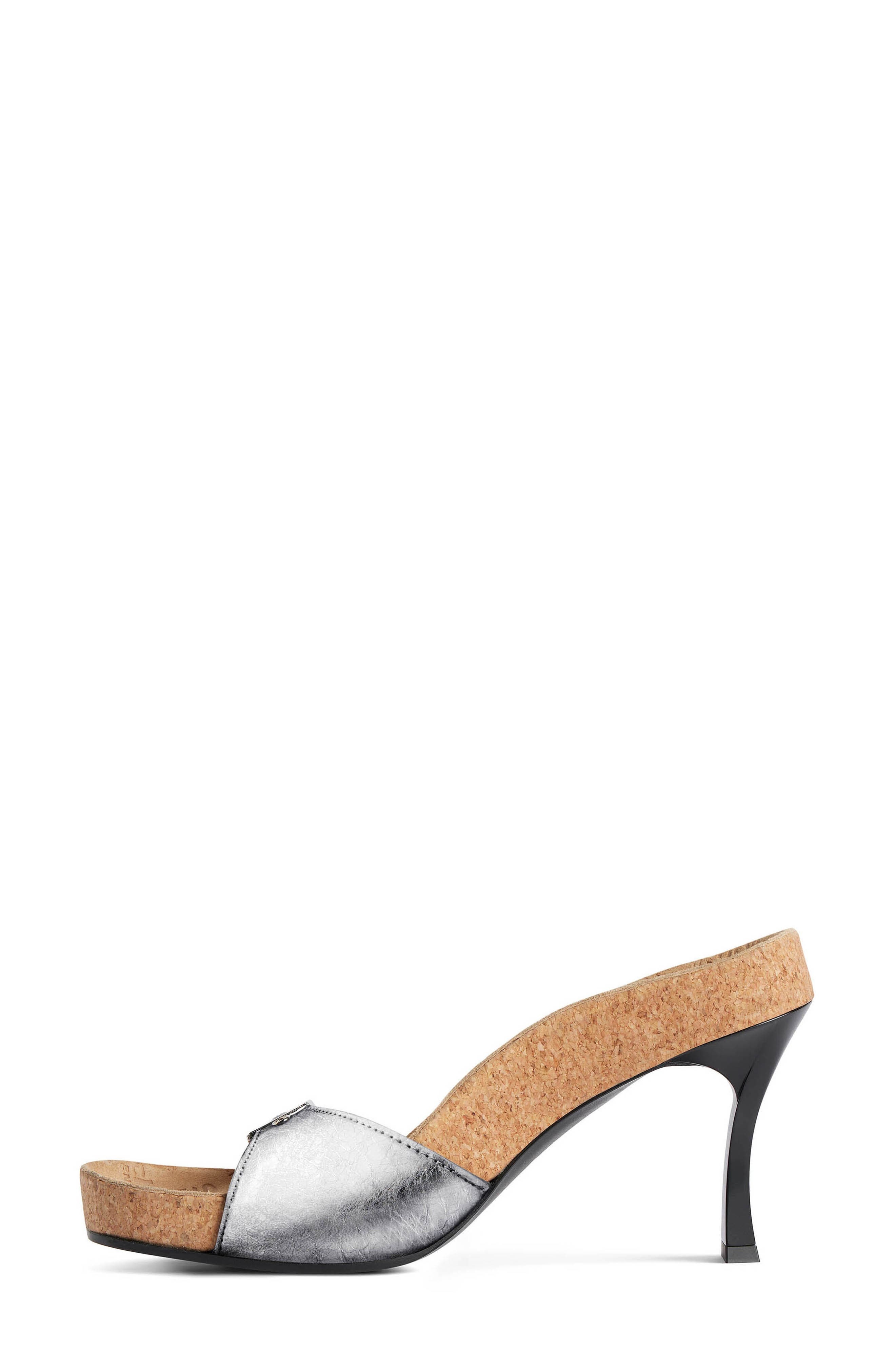 Balenciaga x Scholl Sandal in Silver/Silver at Nordstrom - 7