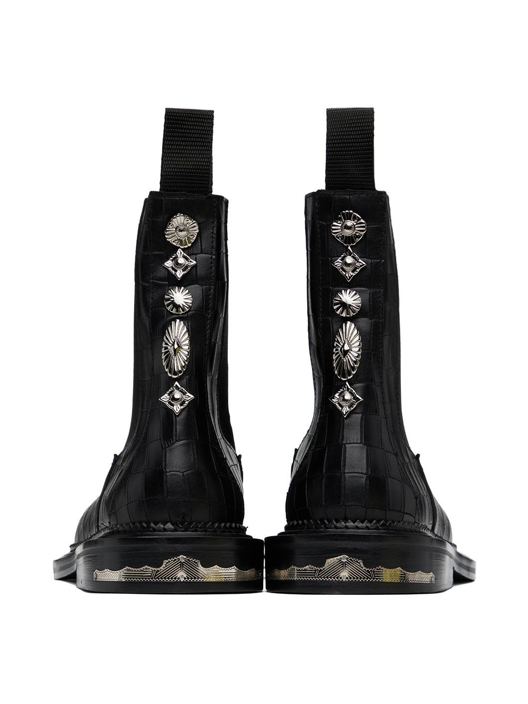 Black Side Gore Chelsea Boots - 2