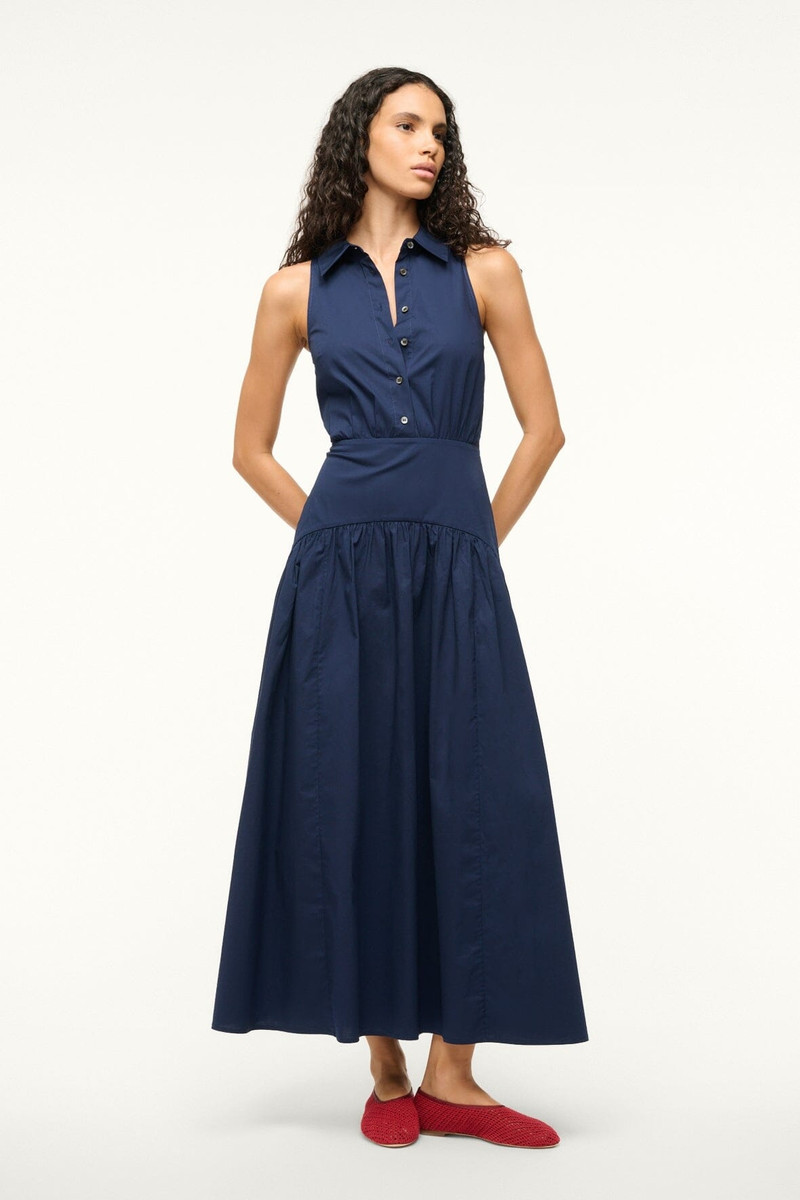 STAUD STAUD ROMY DRESS NAVY outlook