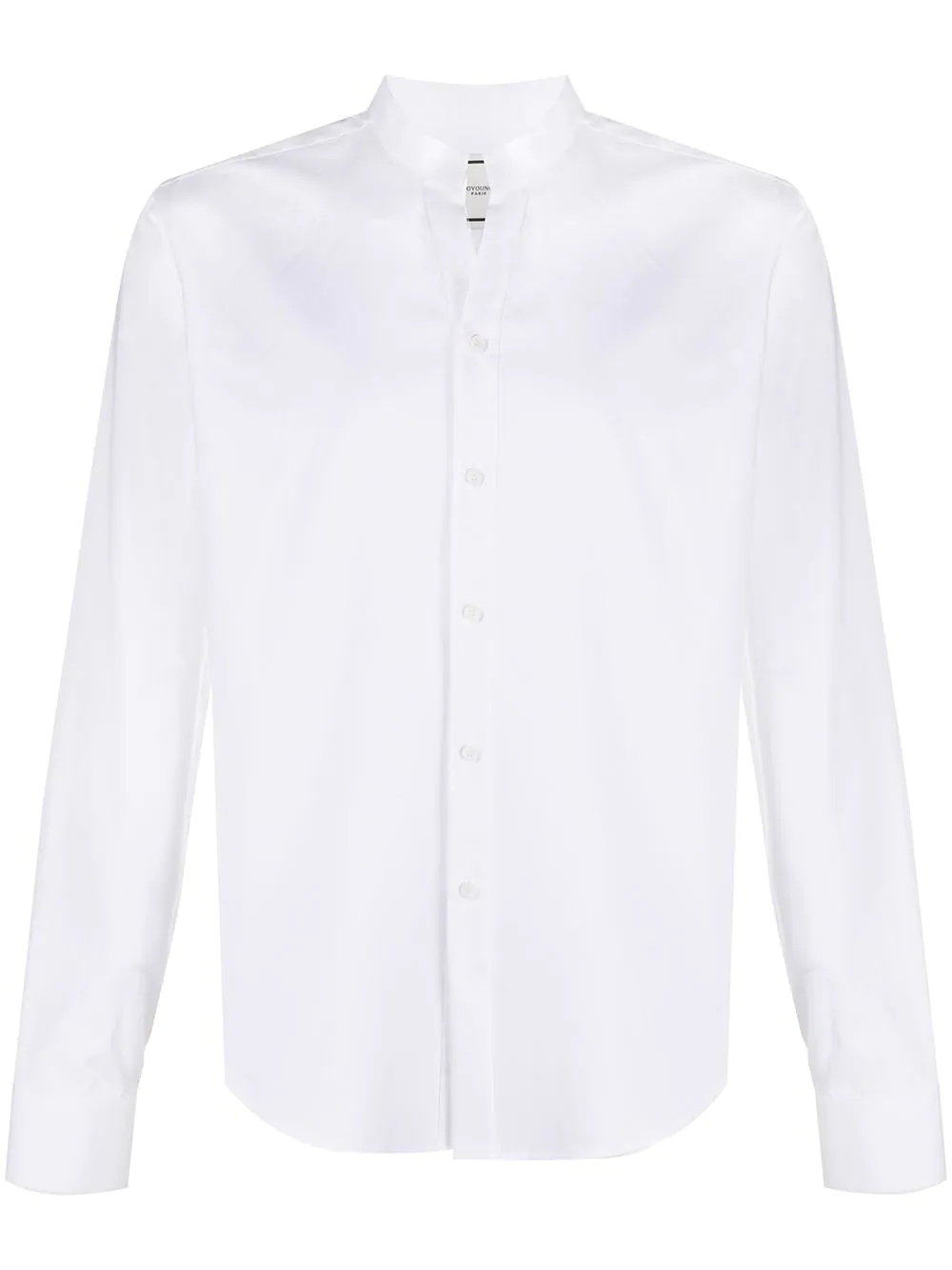 mandarin collar shirt - 1