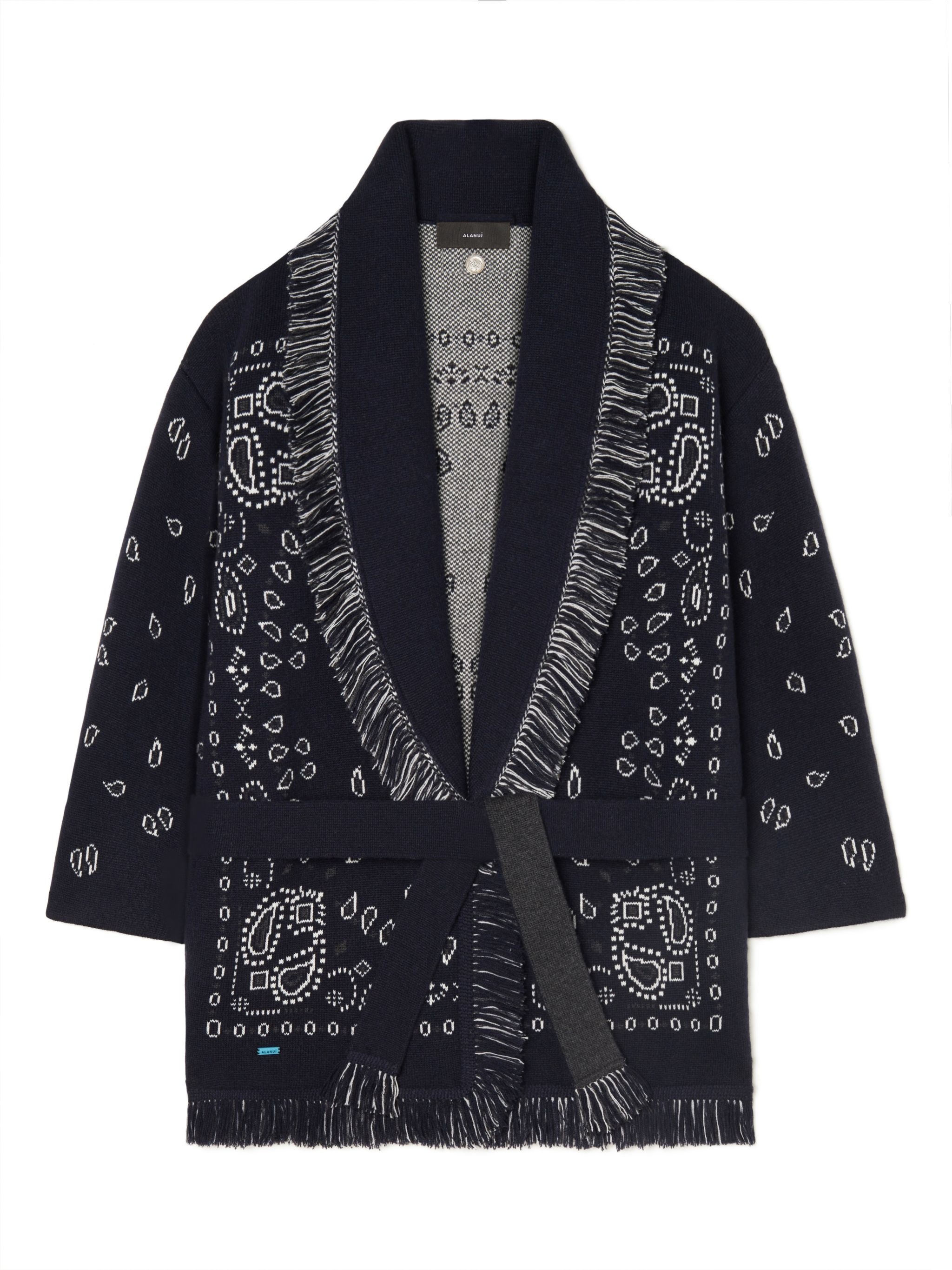 Bandana Jacquard Cardigan - 6