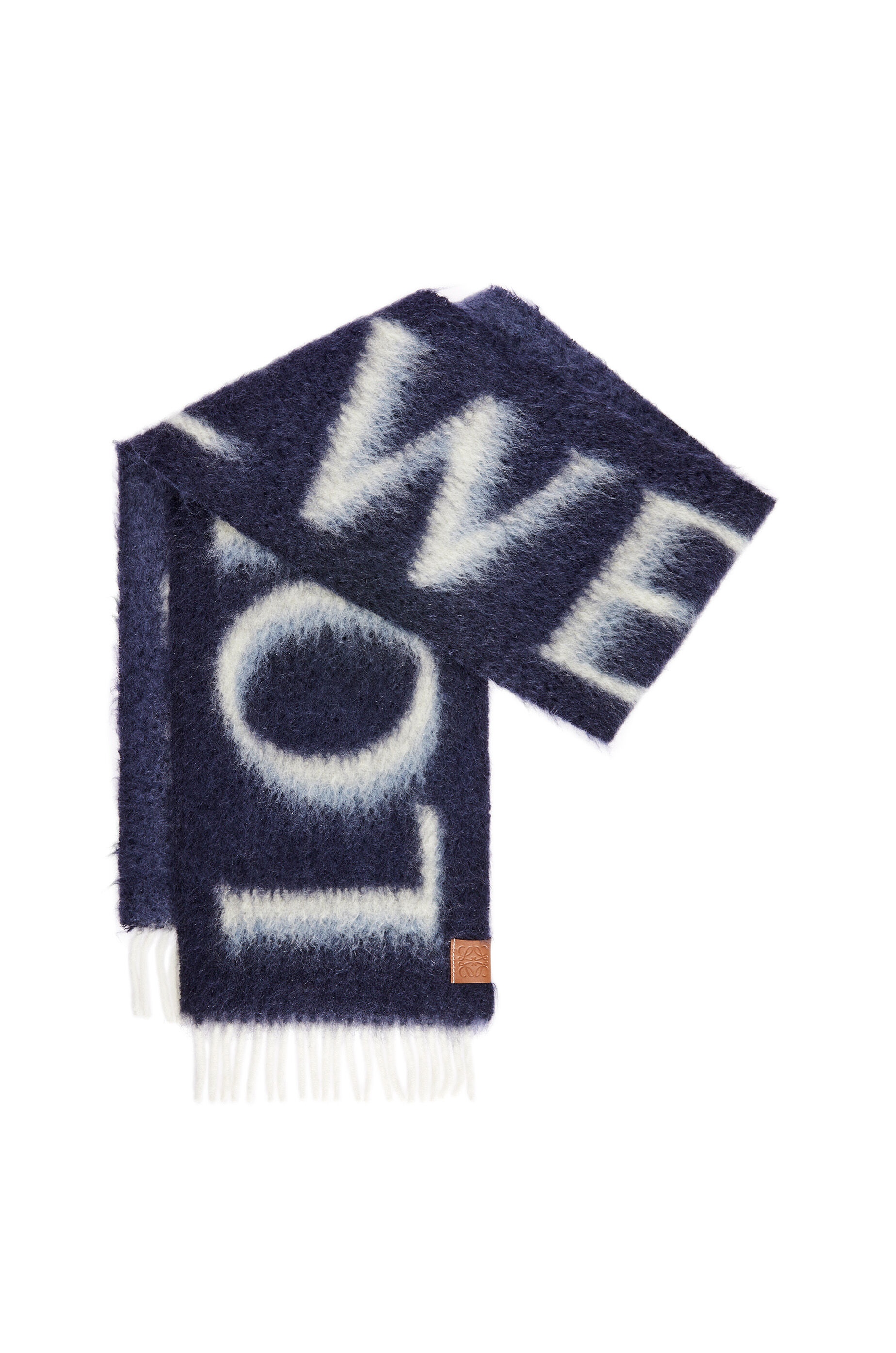 LOEWE scarf in wool and mohair - 2