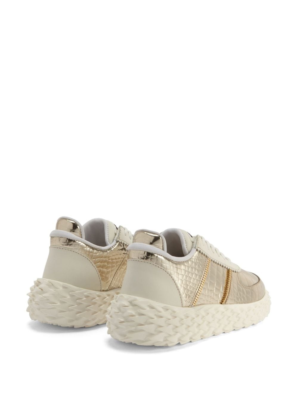 Urchin crocodile-embossed sneakers - 3