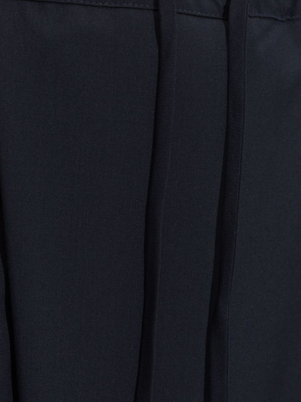 pleated drawstring cropped trousers - 5