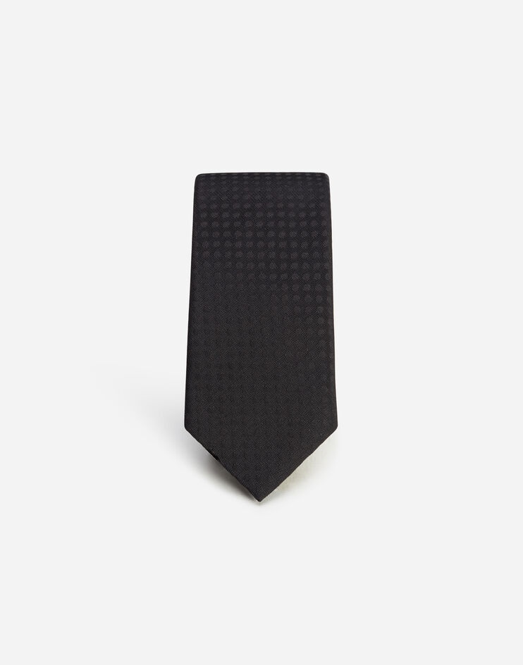 Jacquard face mask and tie set - 4