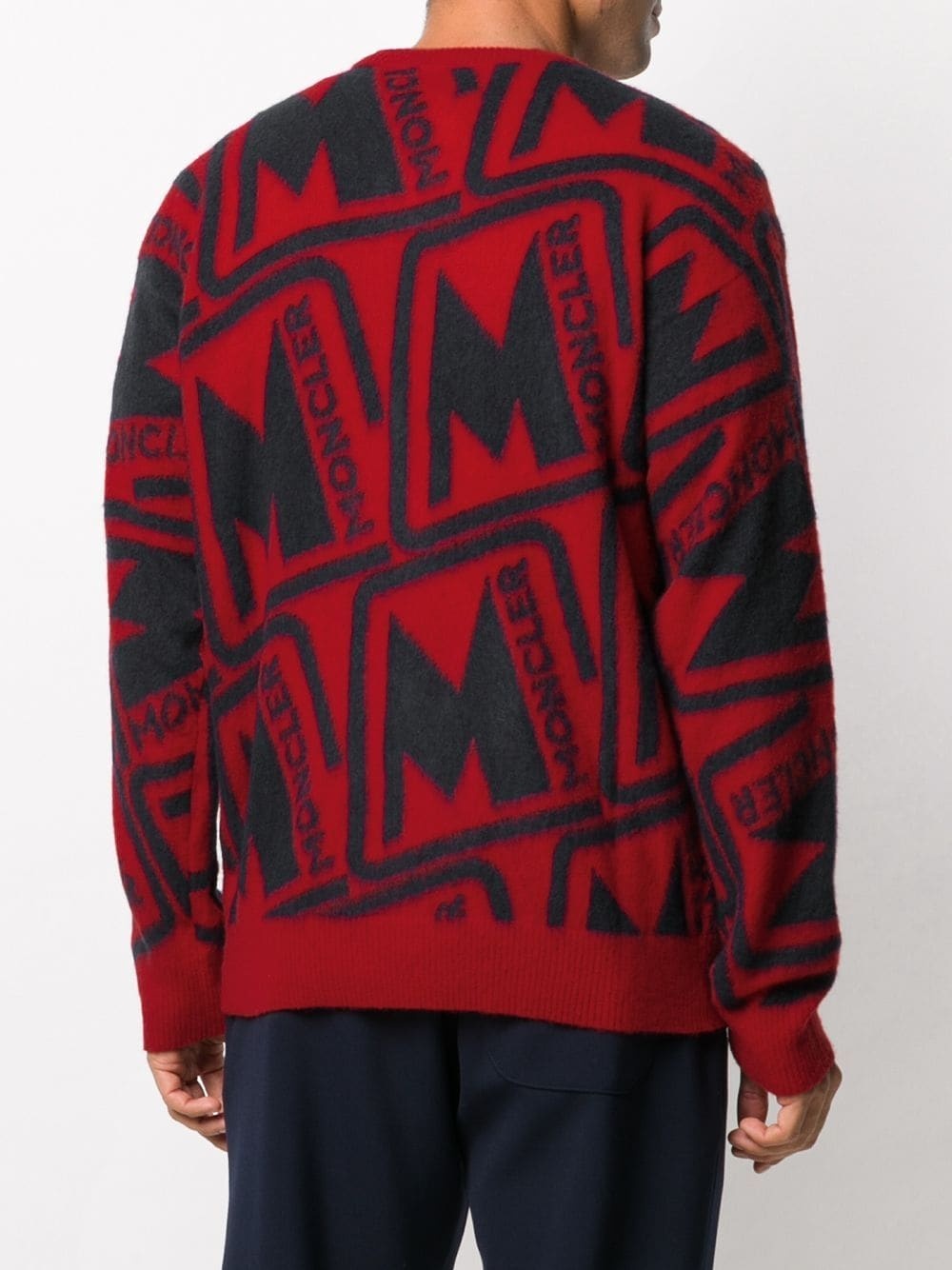 large logo wool sweater - 4