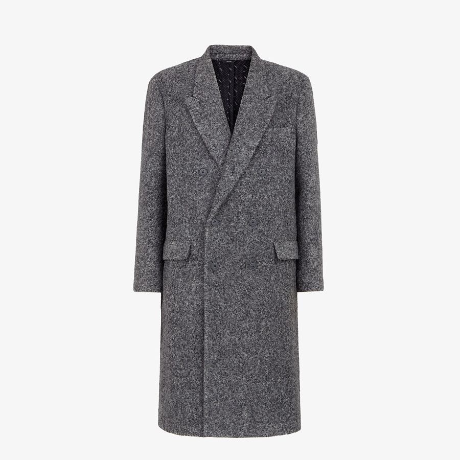 Gray alpaca coat - 1