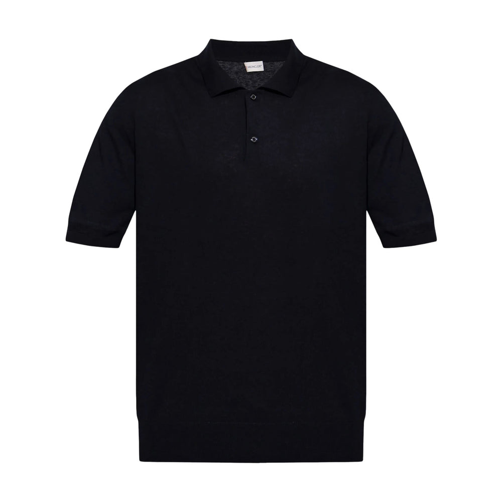 Moncler Blue Polo Shirts Men - 1