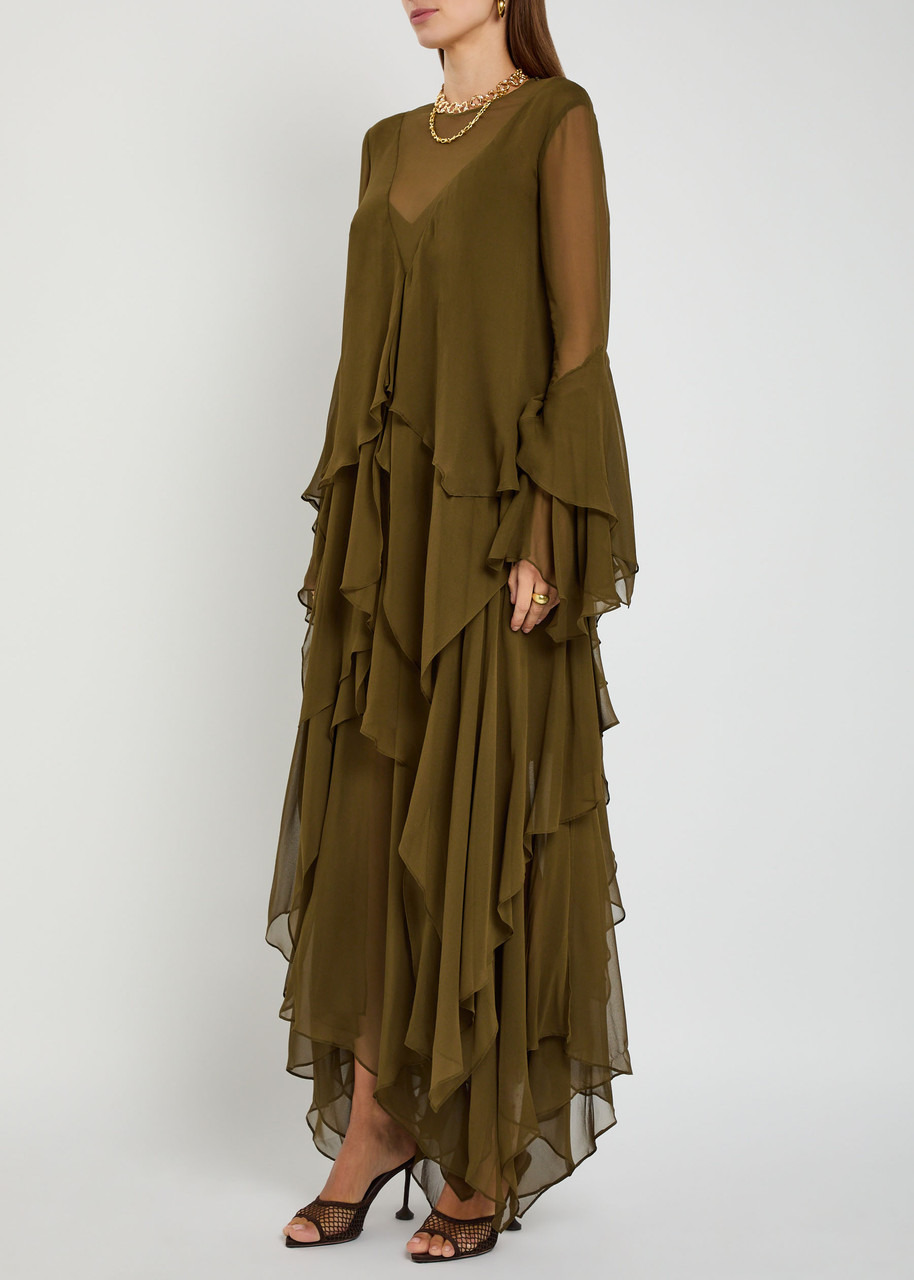 Zimmermann Memento Tiered Silk-chiffon Maxi Dress - 2