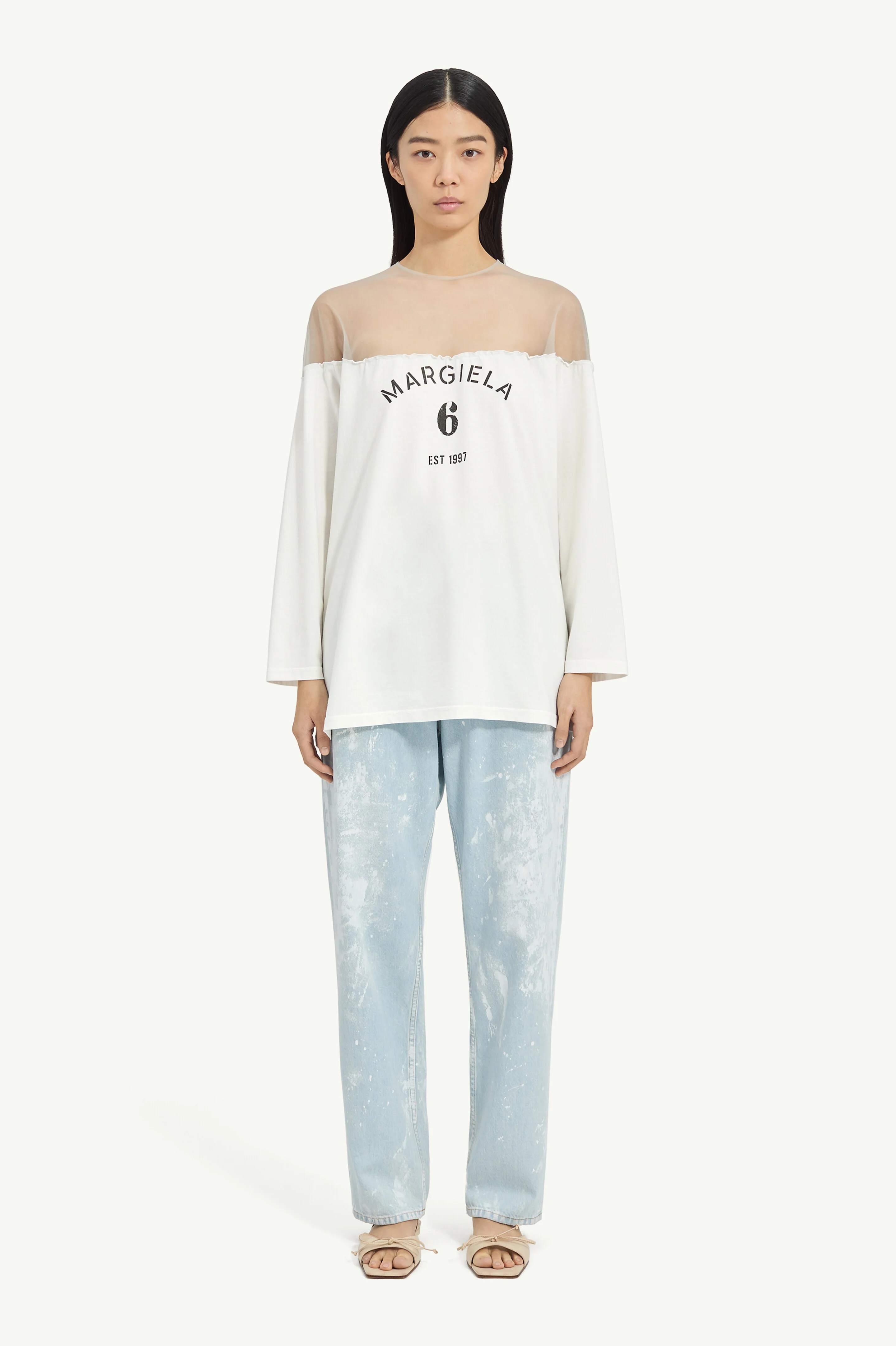 Mannequin Print Jersey Top - 1