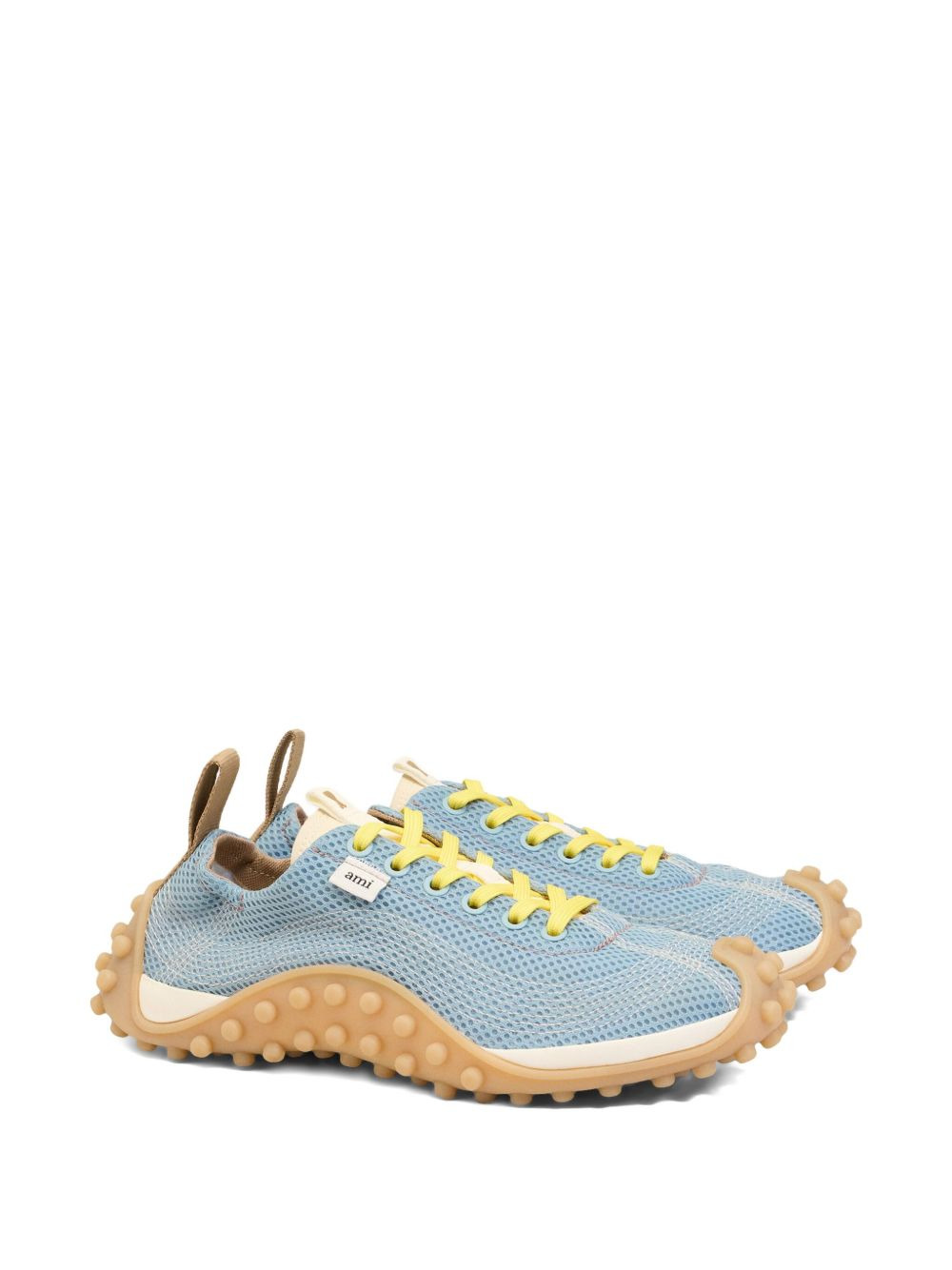 mesh low-top sneakers - 4