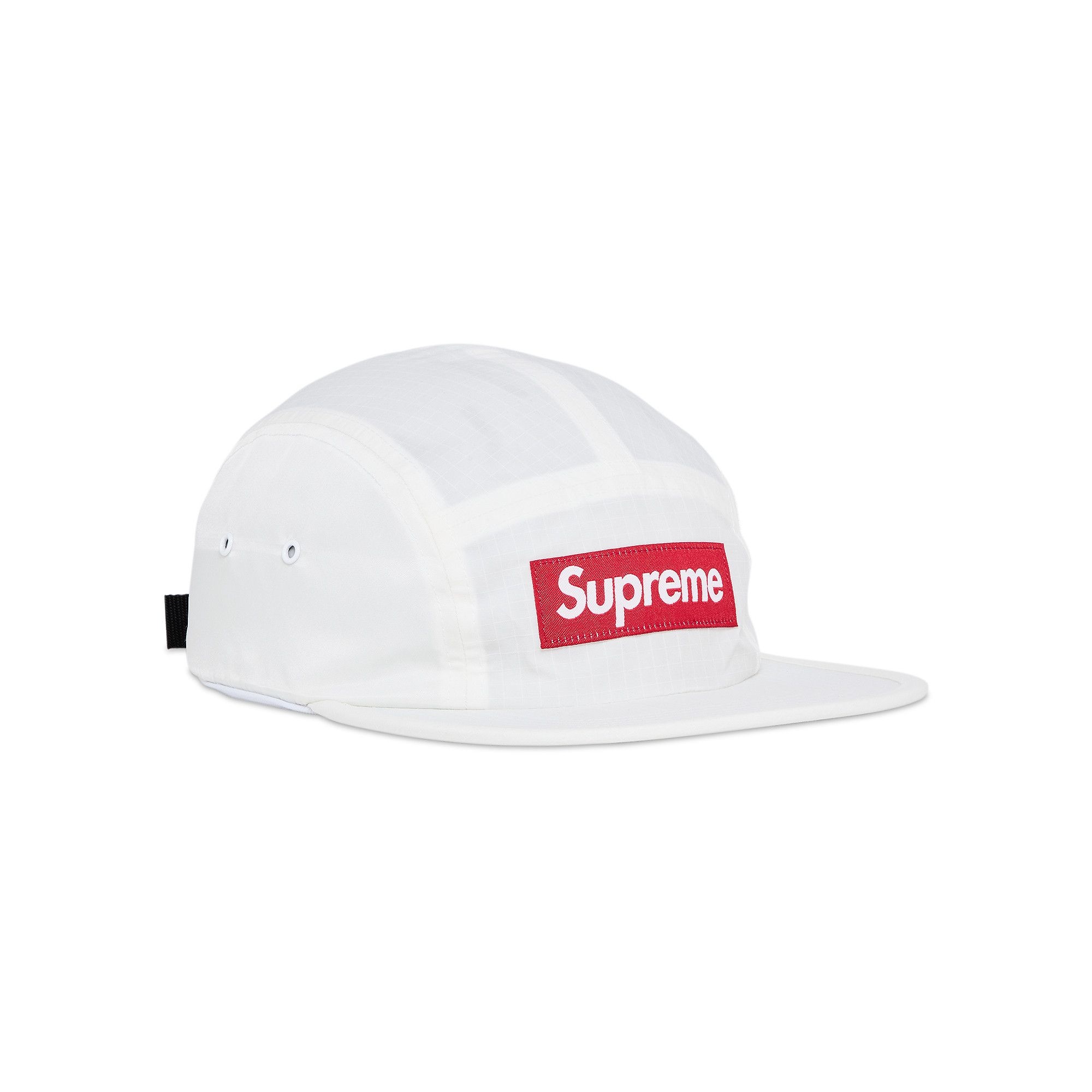 Supreme Waxed Ripstop Camp Cap 'White' - 2