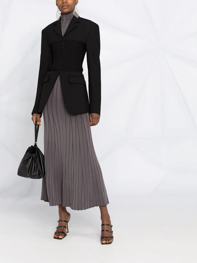 Dion Lee cinched-waist structured blazer  outlook