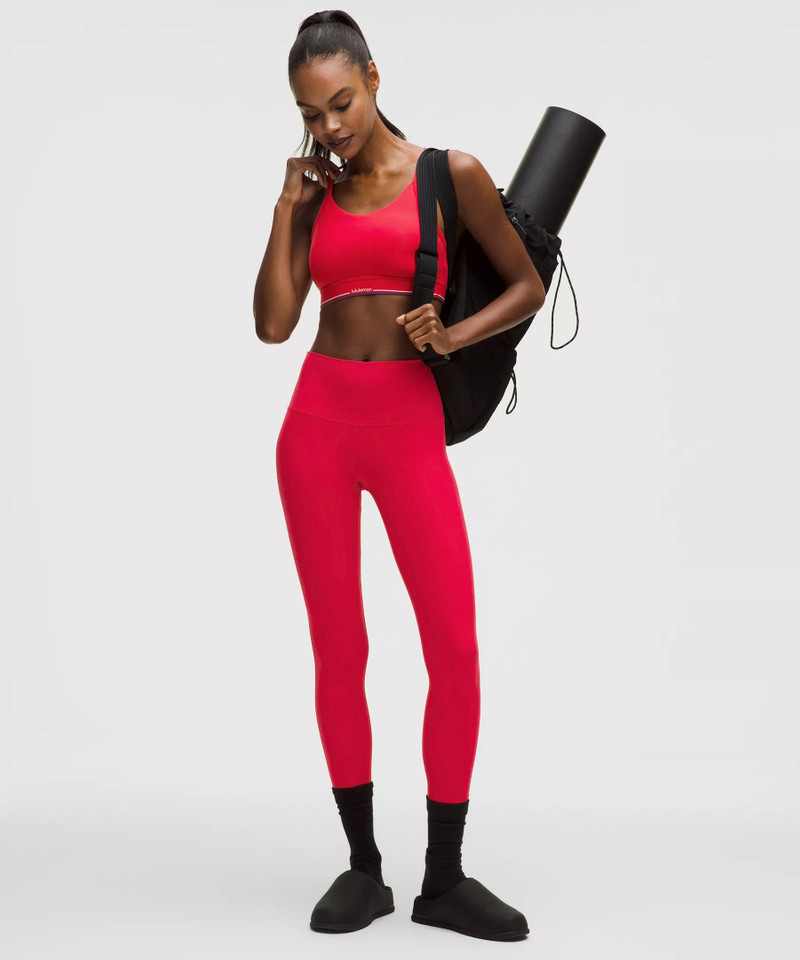 Flow Y Mid-Support Bra Logo *B/C Cup 3