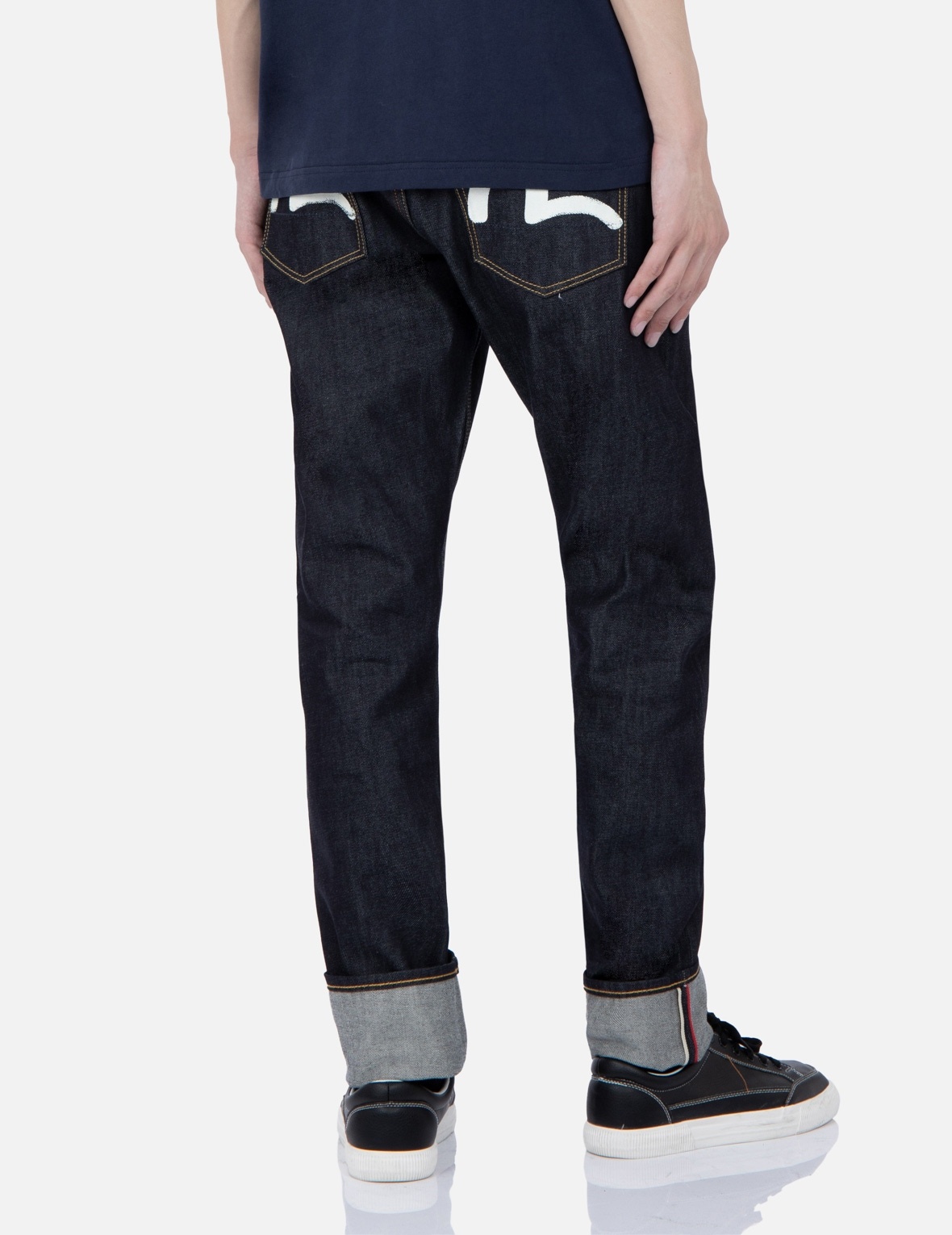 OFF-WHITE SEAGULL CARROT FIT RAW DENIM JEANS #2017 - 7