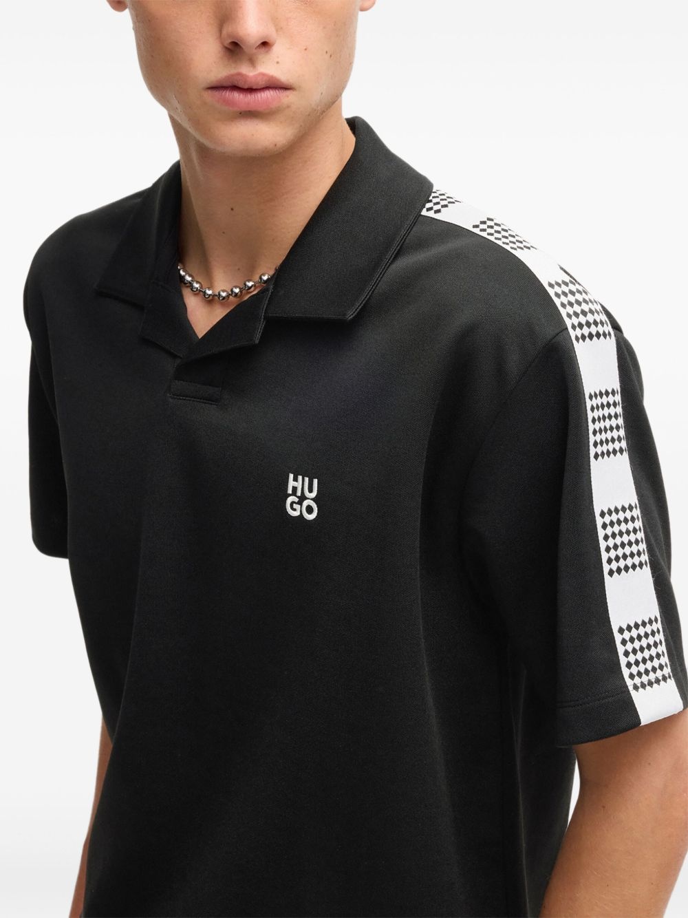 logo-embroidered polo shirt - 5