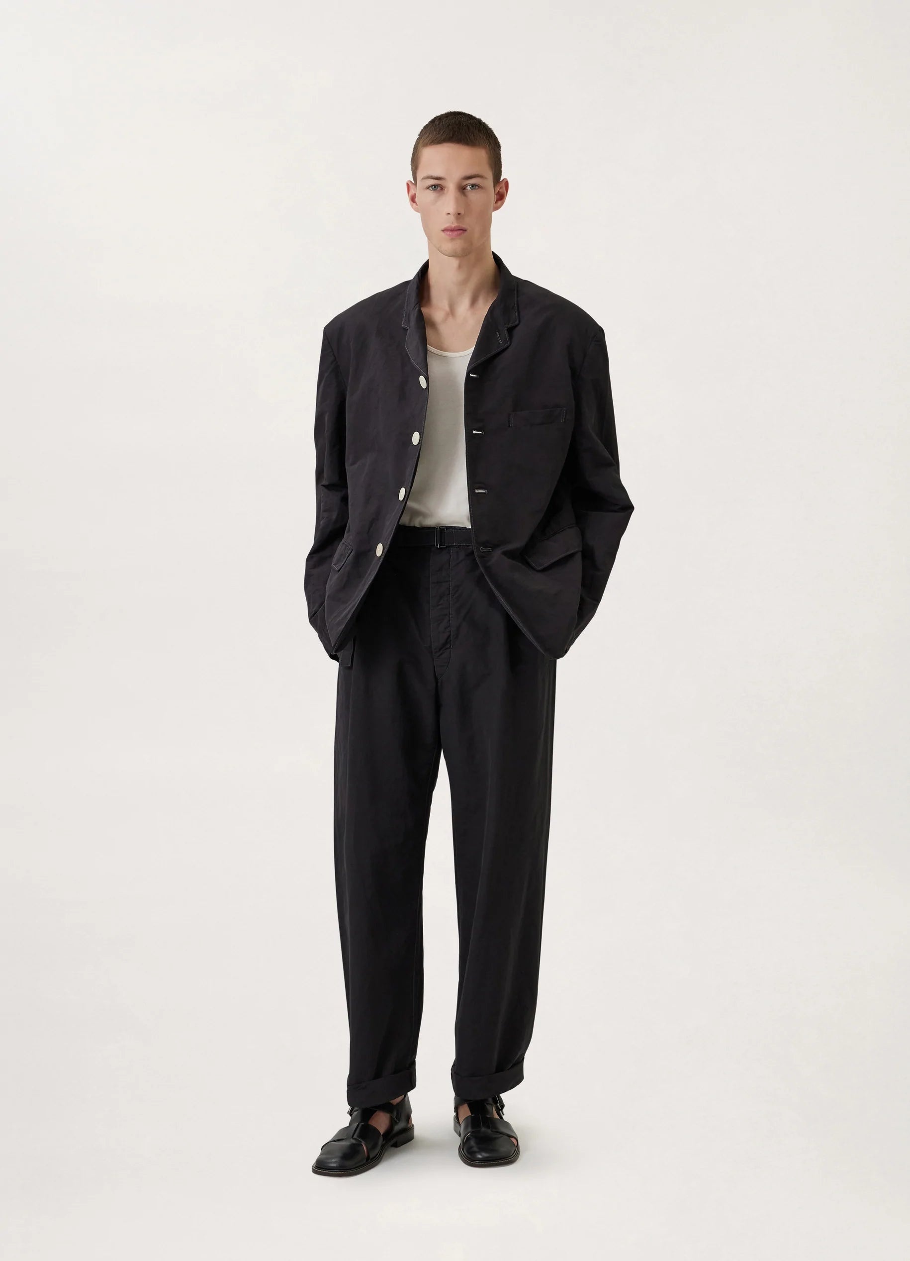 BELTED EASY PANTS
POLYAMIDE LINEN COTTON - 2