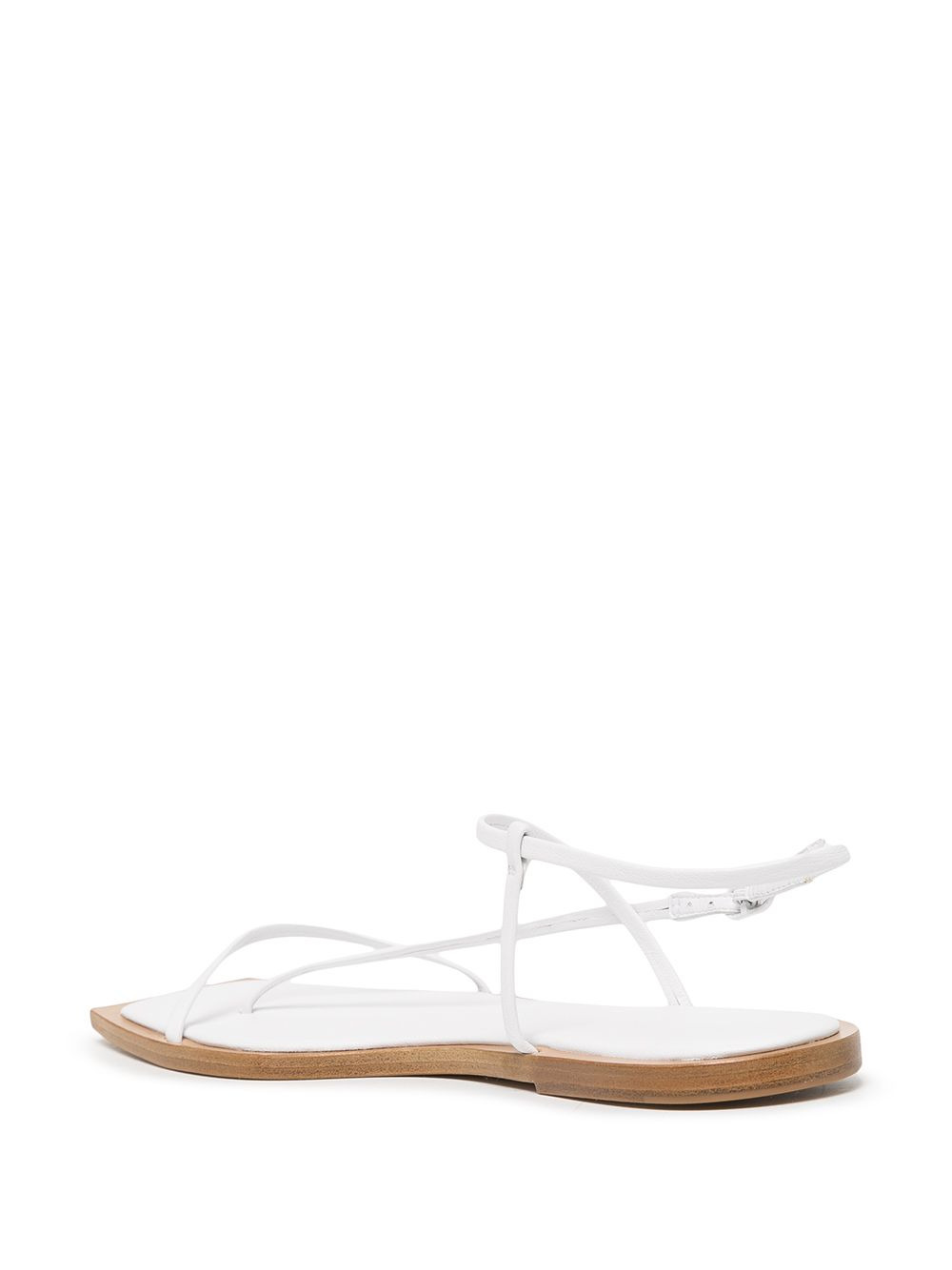 Filament square-toe flat sandals - 3