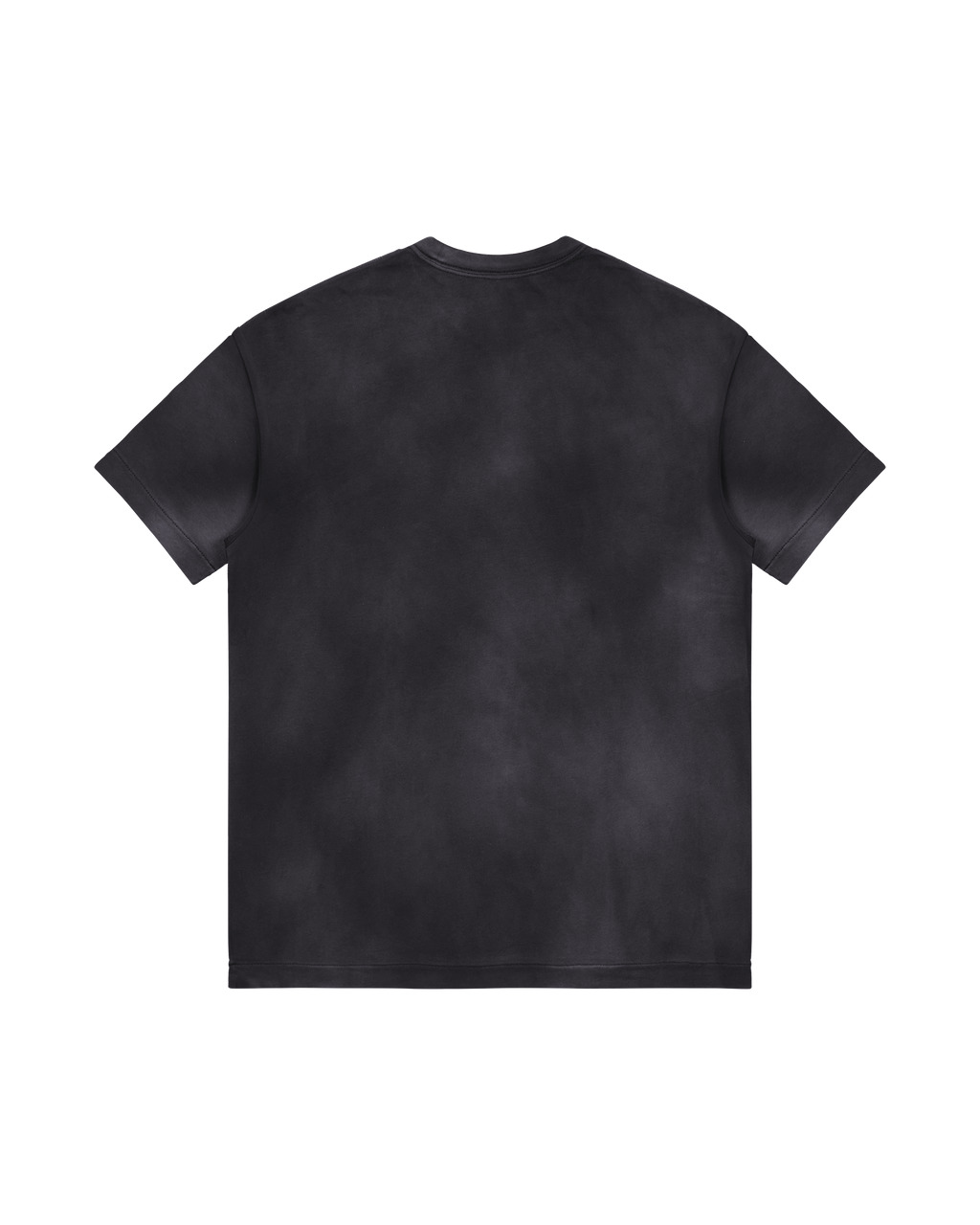 BLACK GARMENT DYE T-SHIRT - 2