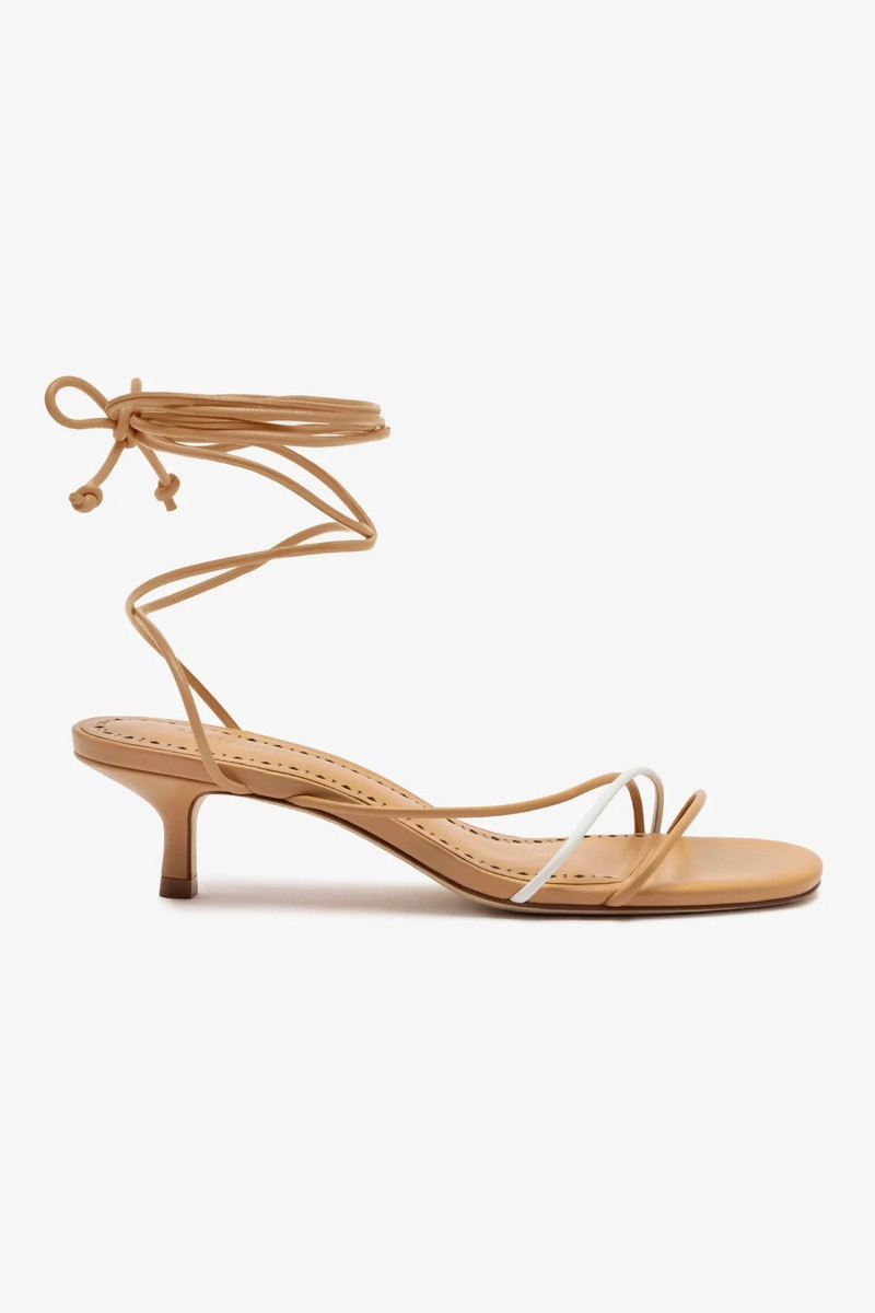 Sara Sandal In Tan Leather 1