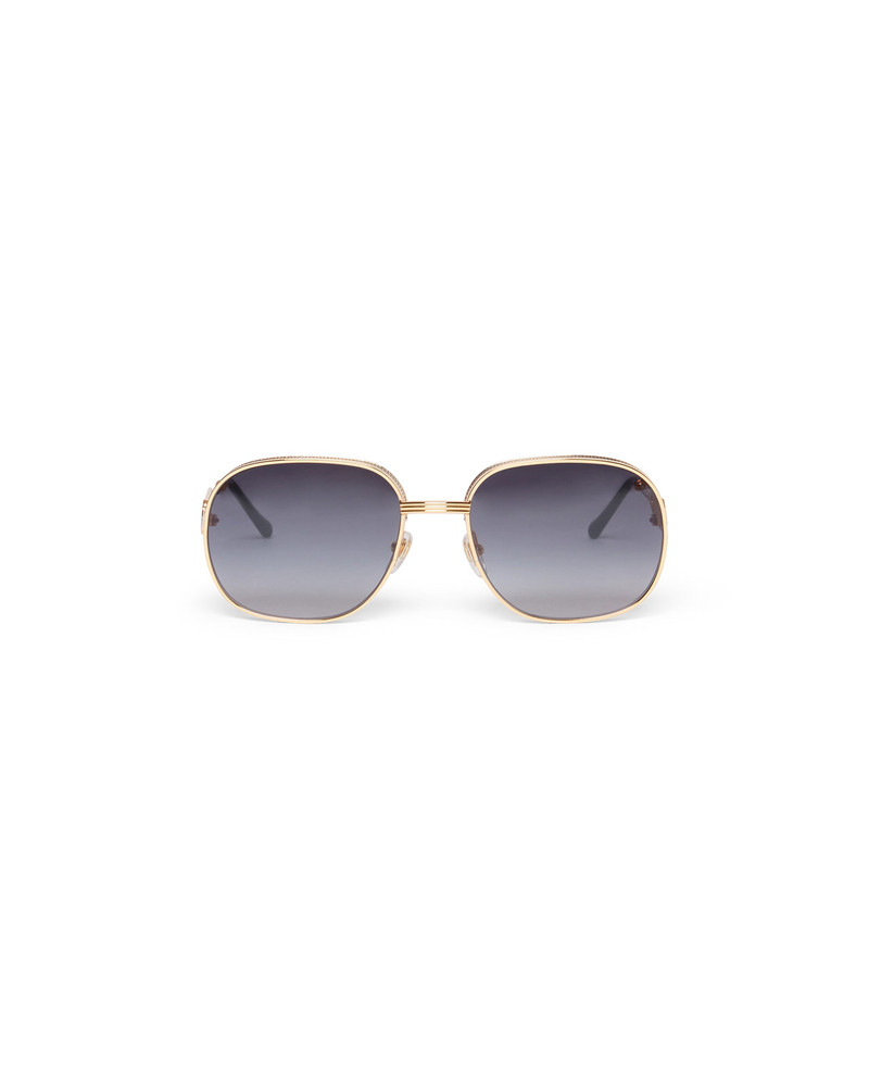 CASABLANCA Silver & Gold The Vermont Sunglasses | Casablanca Paris outlook