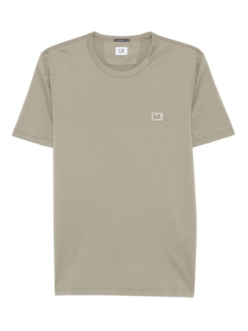 logo-patch cotton T-shirt - 1