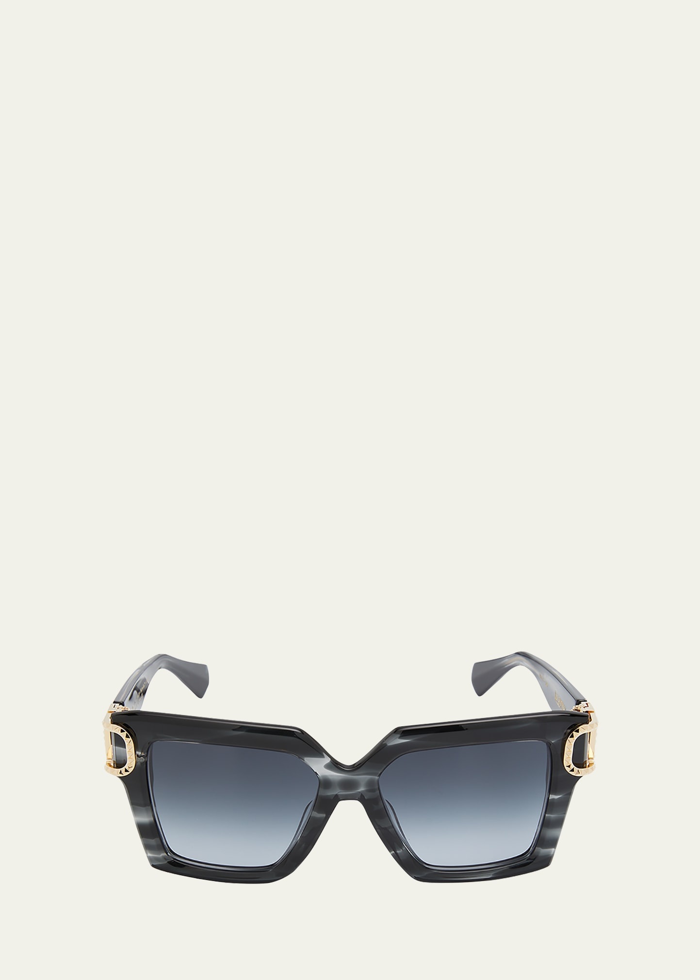 Uno Square Acetate & Titanium Sunglasses - 1